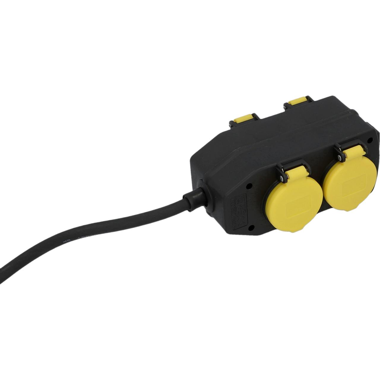 248957  STECKDOSENBLOCK 4-FACH SW