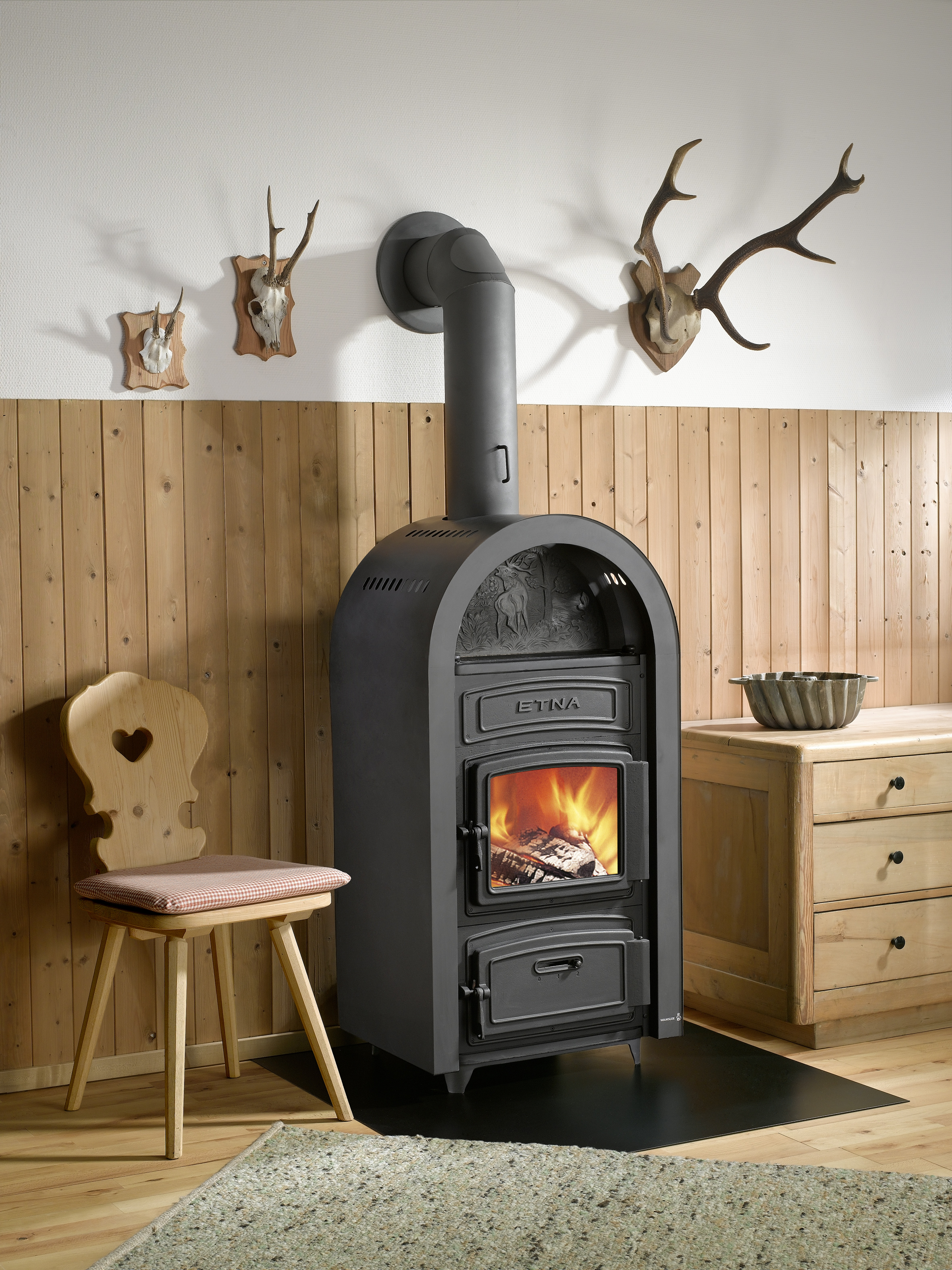 Wamsler Hüttenofen Etna, 9 kW Wamsler Hüttenofen Etna, 9 kW