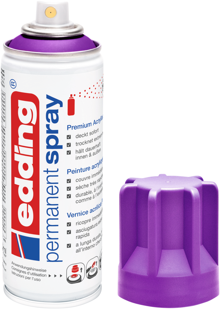 Edding 5200 Permanentspray Premium Acryllack beere matt Edding 5200 Permanentspray Premium Acryllack beere matt