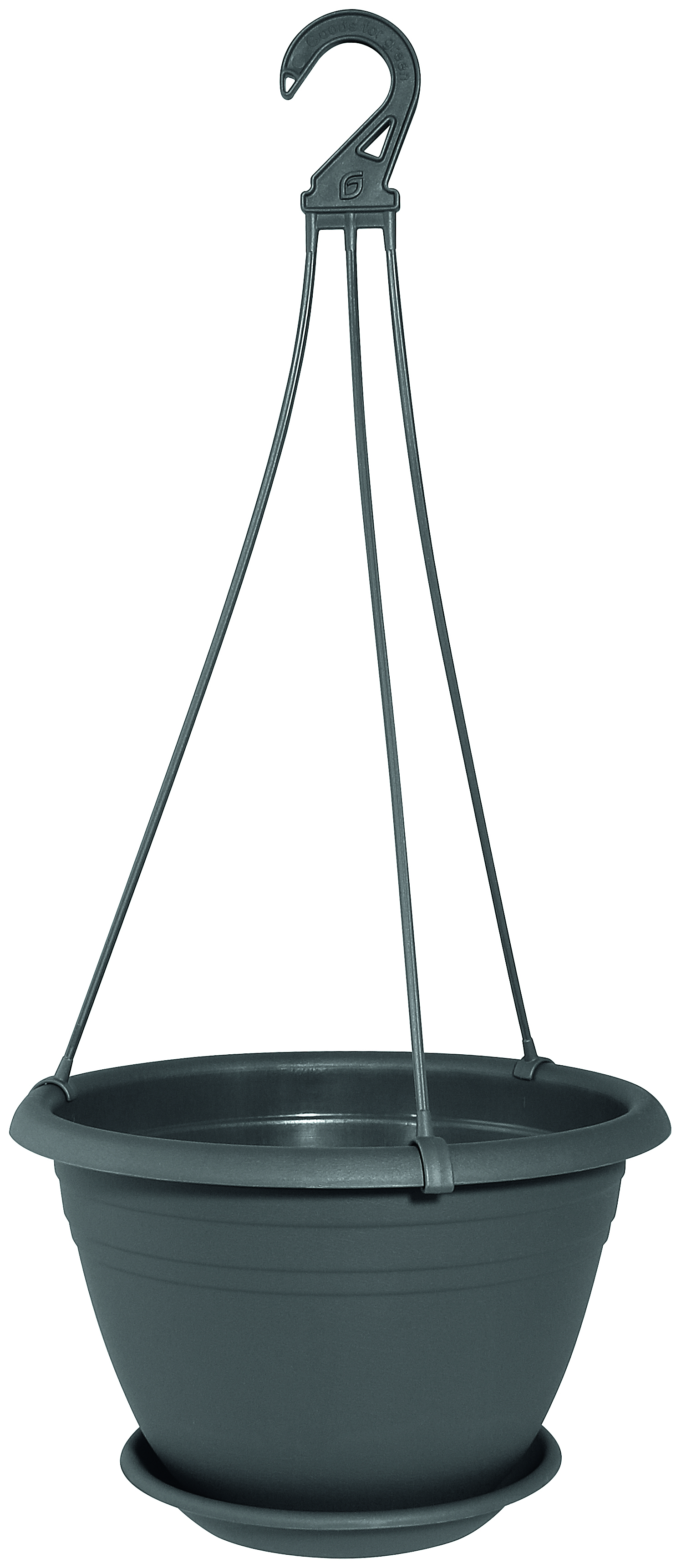 Geli Ampel GALICIA, 30 cm, mit US, anthrazit