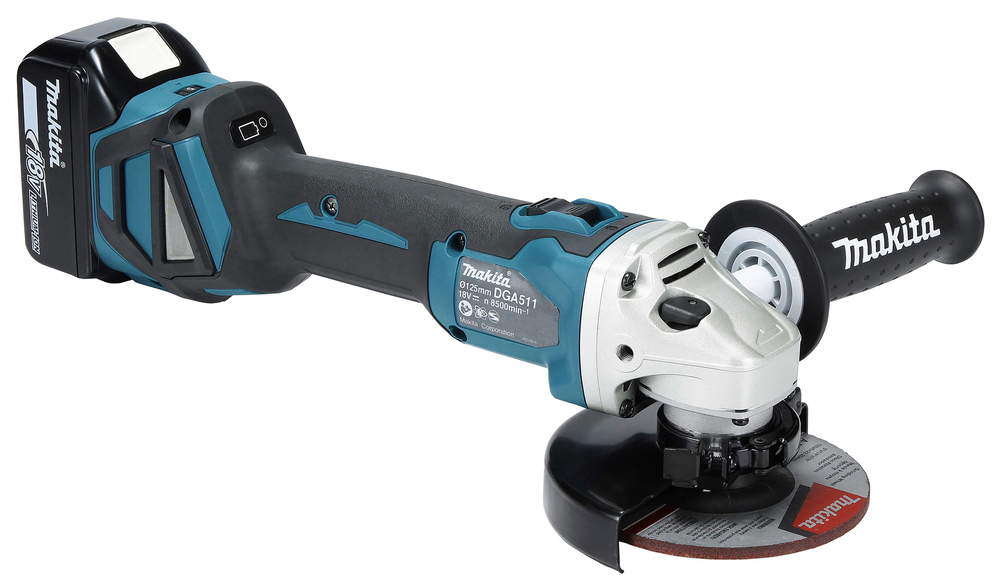 Makita Akku-Winkelschleifer DGA511 (Ohne Akku, ohne Ladegerät)