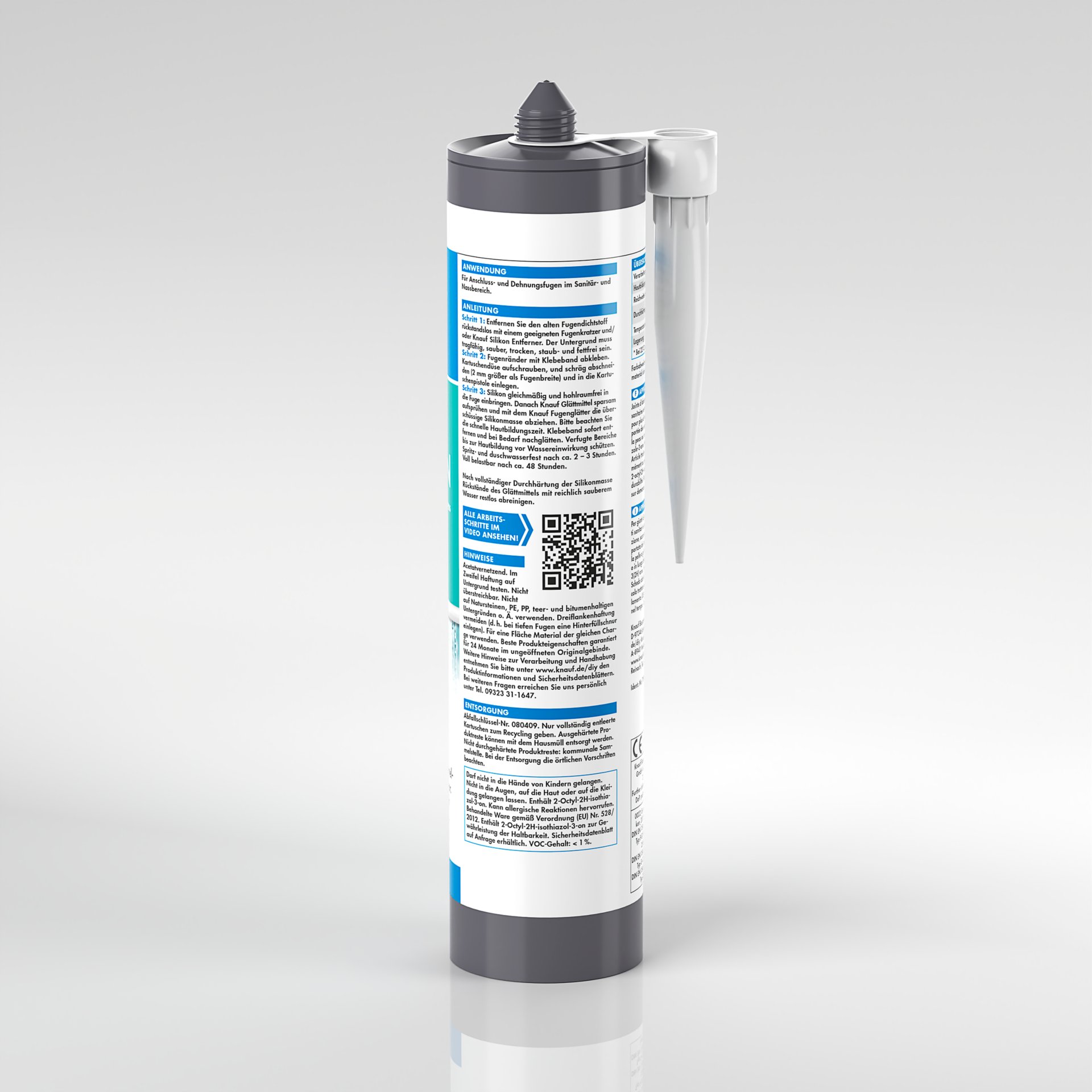 Knauf express silikon, weiß, 300 ml Knauf express silikon, weiß, 300 ml