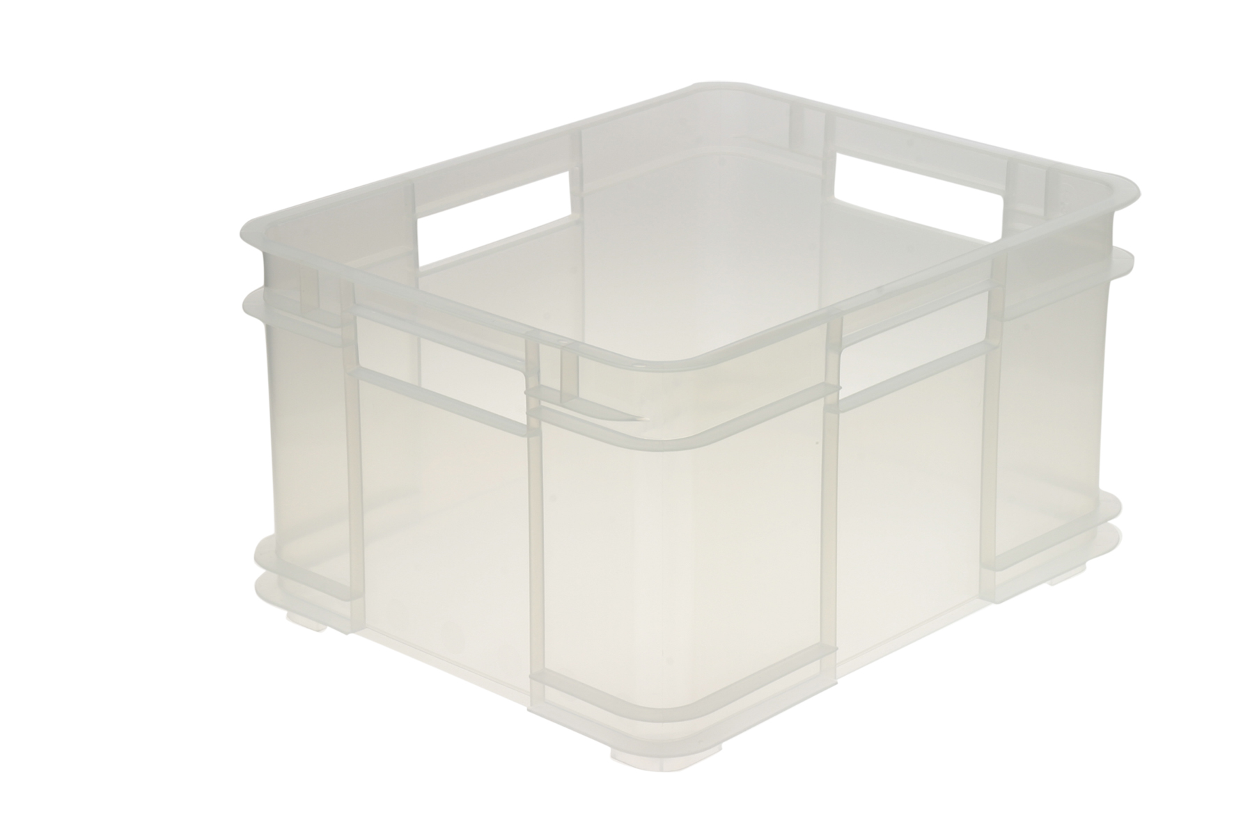 keeeper Transportbox mit Tragegriffen, Euro-Box XL, Polypropylen, 28 l, Bruno, Transparent keeeper Transportbox mit Tragegriffen, Euro-Box XL, Polypropylen, 28 l, Bruno, Transparent