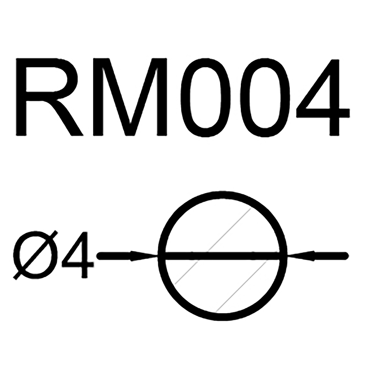 544040-Querschnitt Neuhofer Rundstab, 4 mm