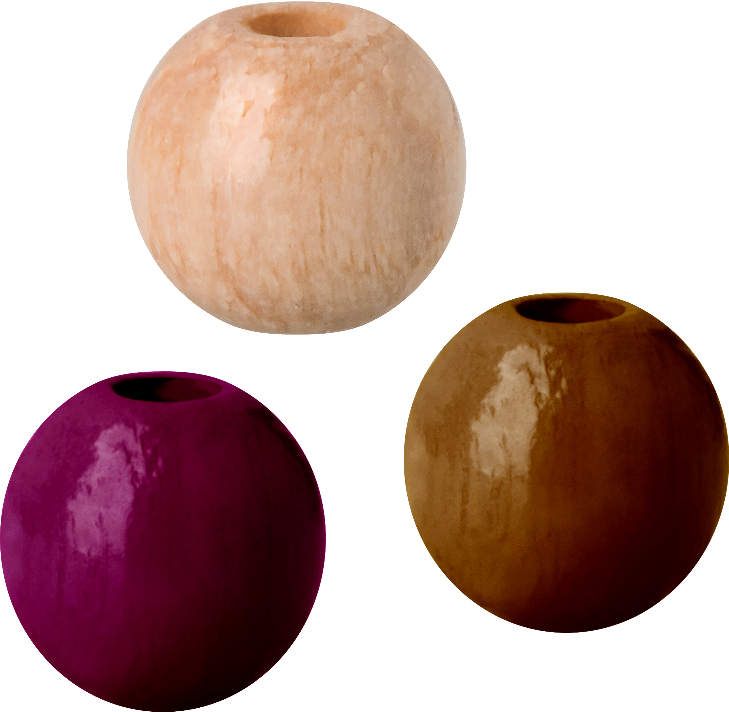 Knorr prandell Holzperle 6 mm, braun Mix 125er Knorr prandell Holzperle 6 mm, braun Mix 125er