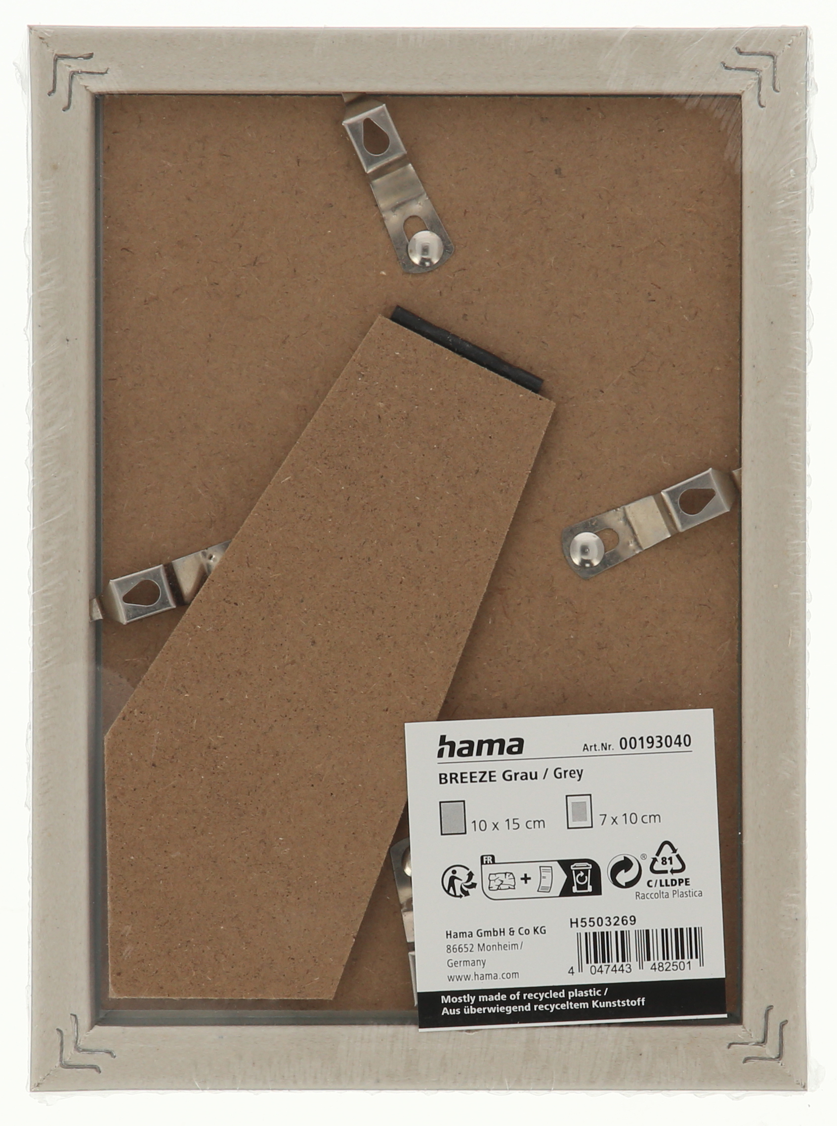 Hama Bilderrahmen Breeze Grau, 10 x 15 cm
