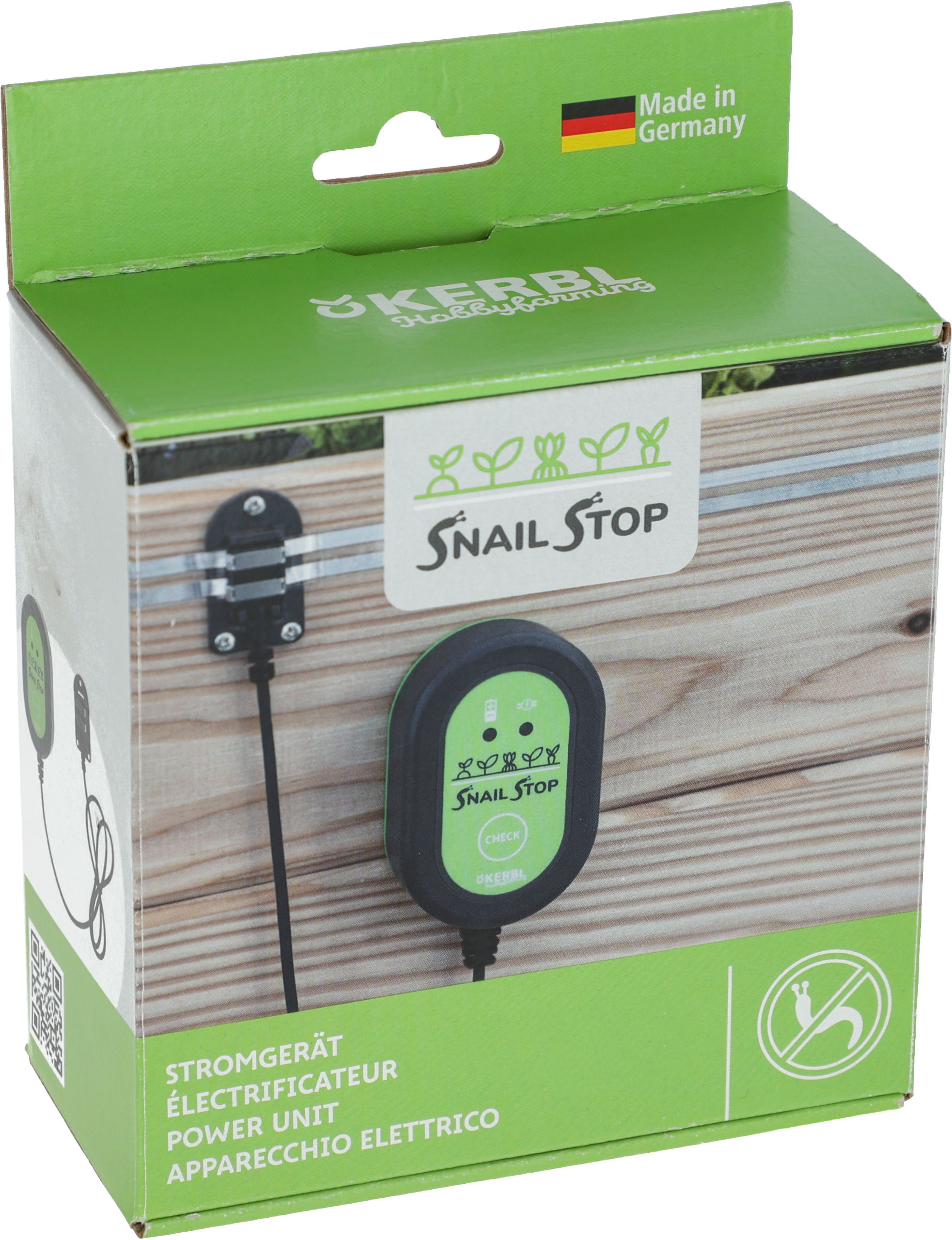 Kerbl SnailStop Stromgerät elektrischer Schneckenzaun