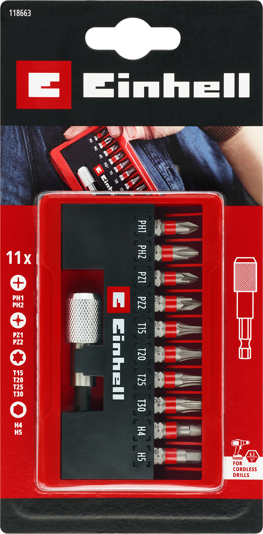 kwb Bit-Set im Taschenformat, 11-tlg. kwb Bit-Set im Taschenformat, 11-tlg.