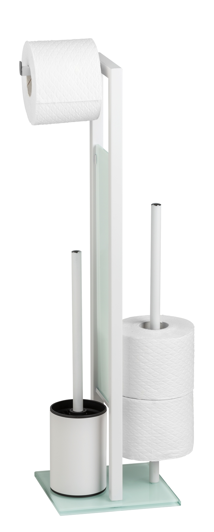 Wenko Stand WC-Garnitur Rivalta, weiß Wenko Stand WC-Garnitur Rivalta, weiß