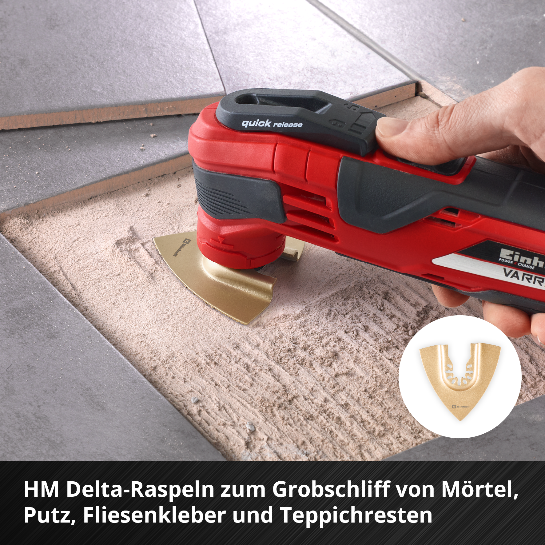 Einhell XL-PLUS-CASE Multitool-Set mit Universalaufnahme, 10-tlg. 