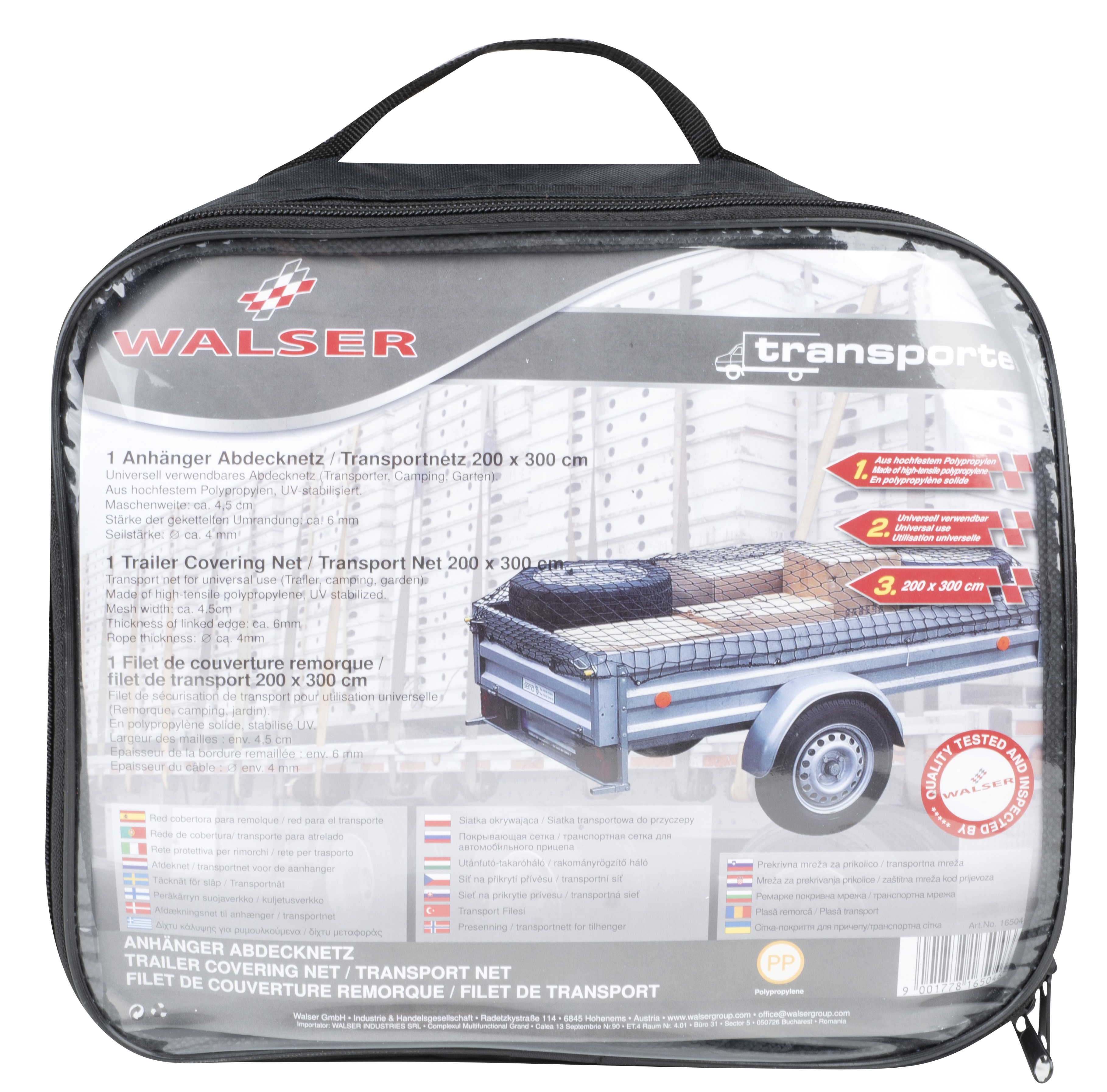 Walser Transportnetz 200 x 300 cm