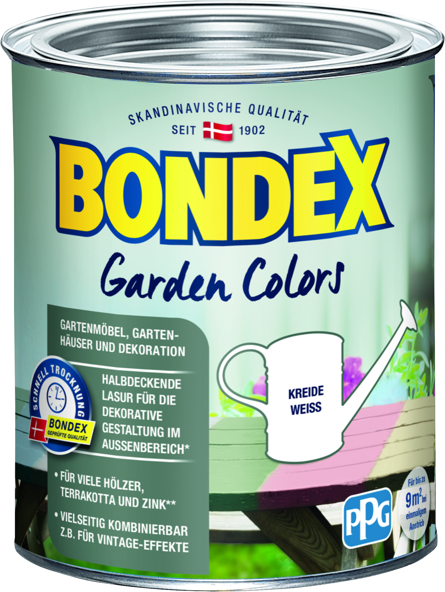 50104267985617Kjx3MUCgIFlB Bondex Garden Colors Kreide Weiß, 750 ml