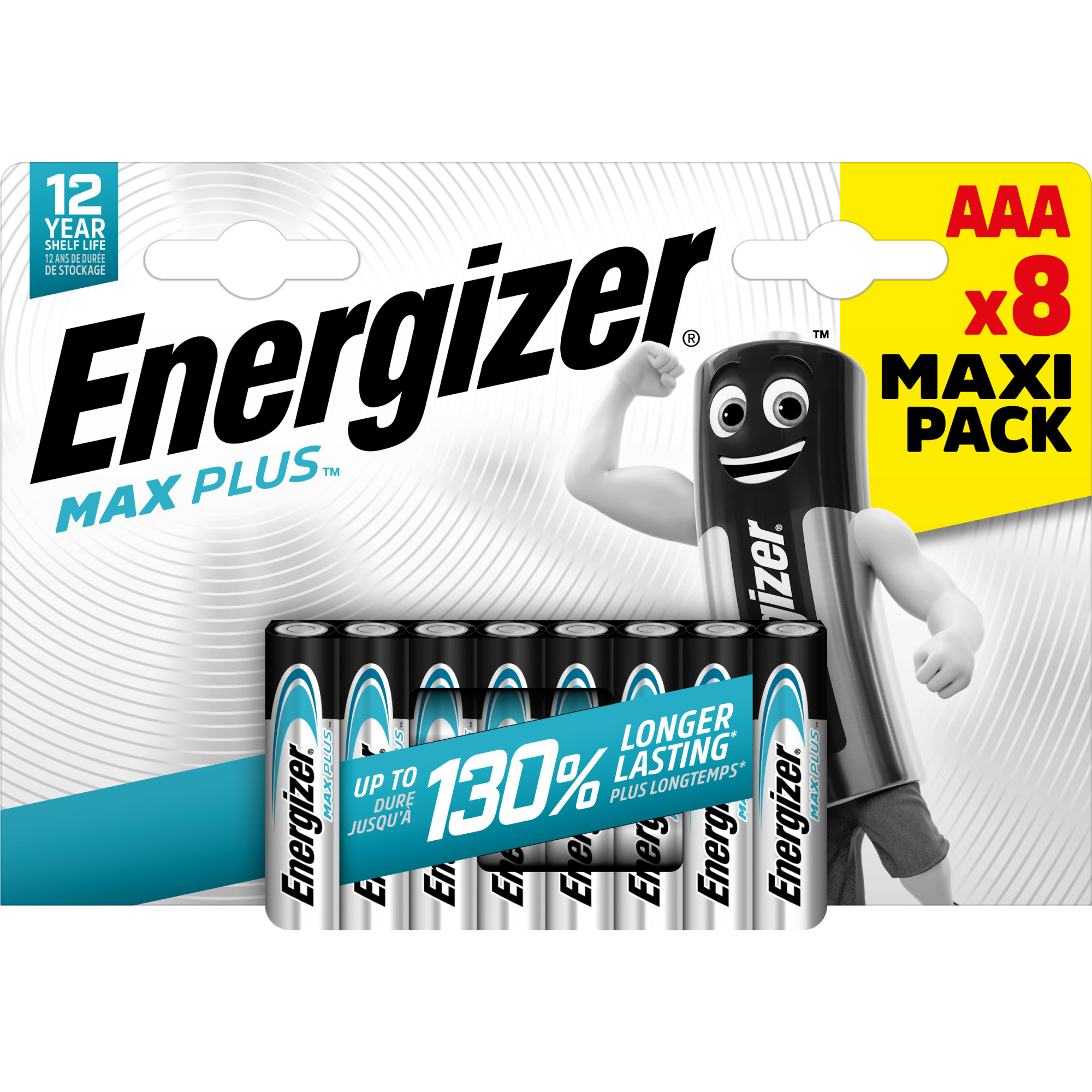 Energizer Max Plus  Micro (AAA), 8 Stück