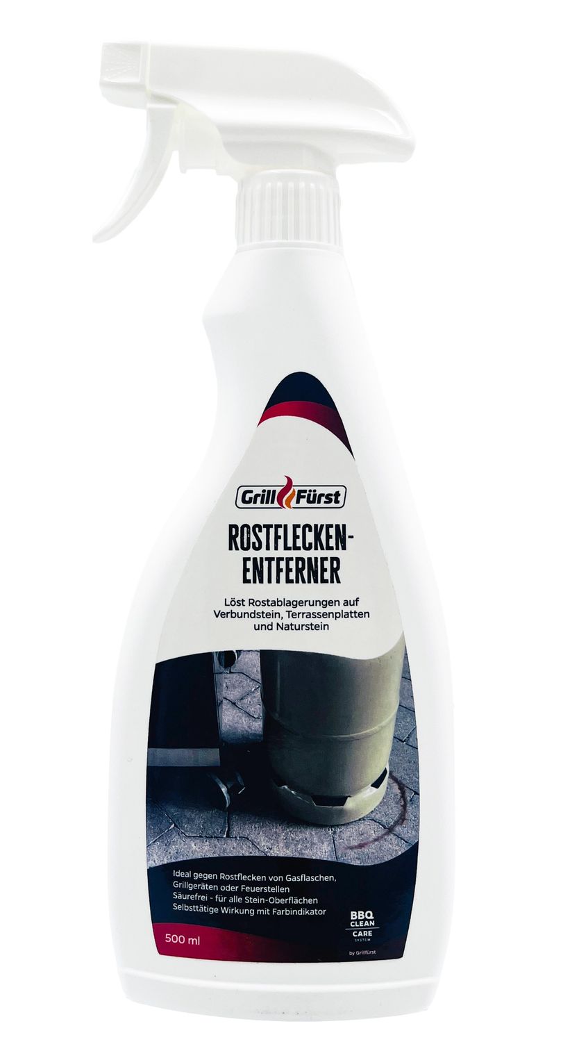 Grillfürst Rostflecken-Entferner, 500 ml - Aktiv-Reiniger mit Tiefenwirkung