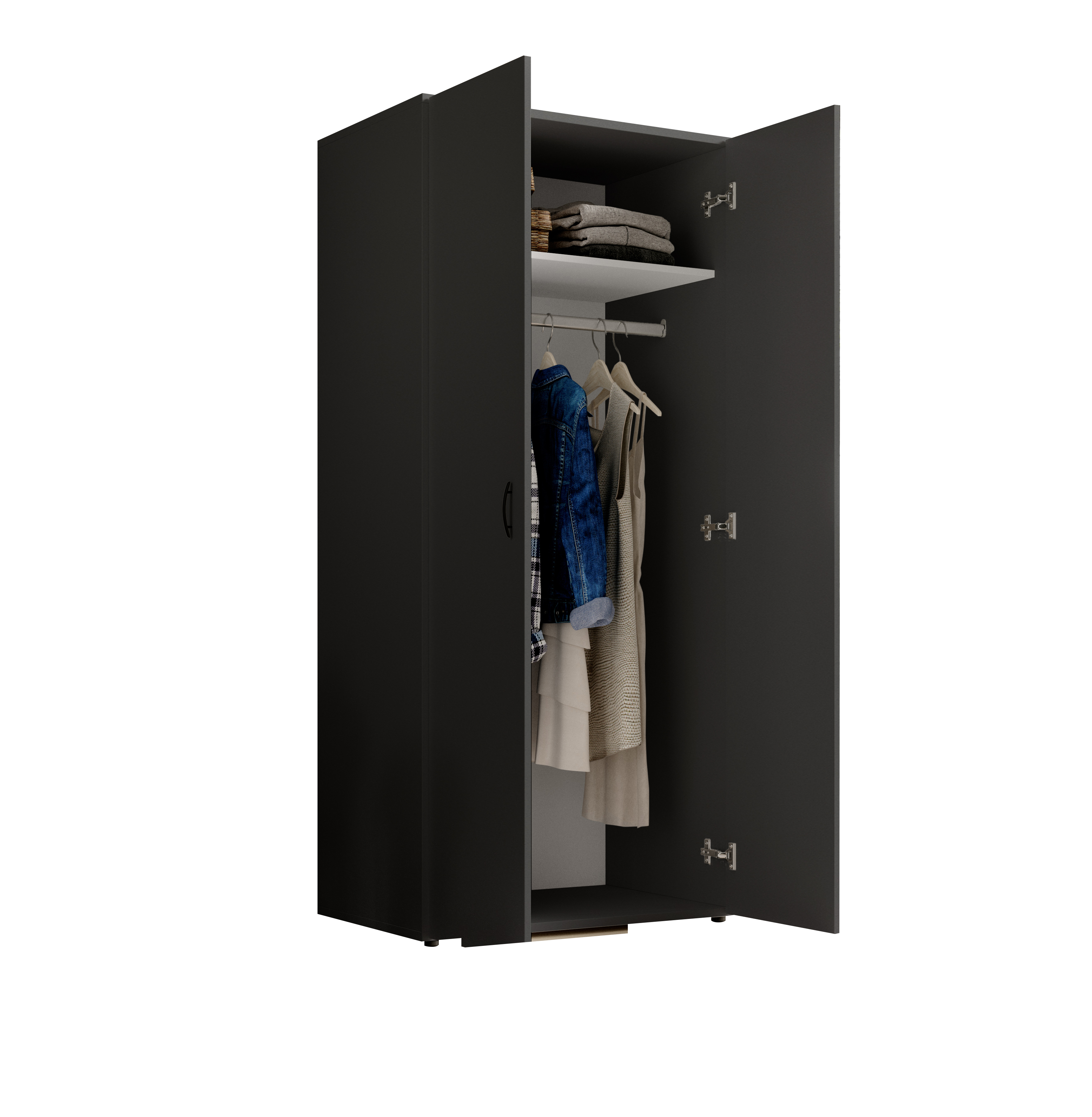 Pol-Power Drehtürenschrank Joe/Base 3, graphit