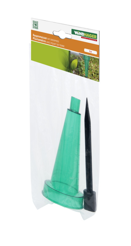 Windhager Regenmesser mit Erdspiess, 22 cm Windhager Regenmesser mit Erdspiess, 22 cm