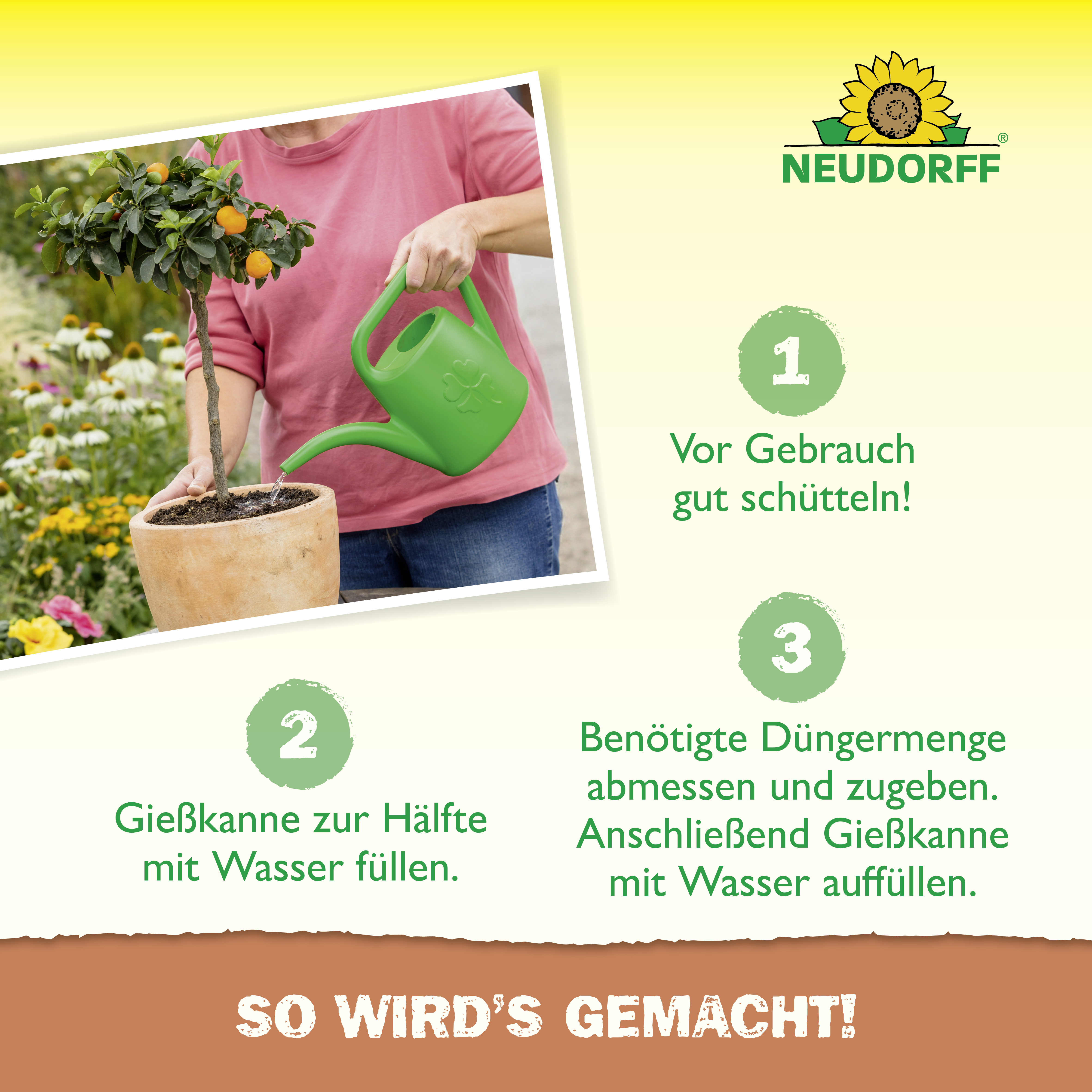 Neudorff Azet Zitrus- & MediterranpflanzenDünger, 250 ml