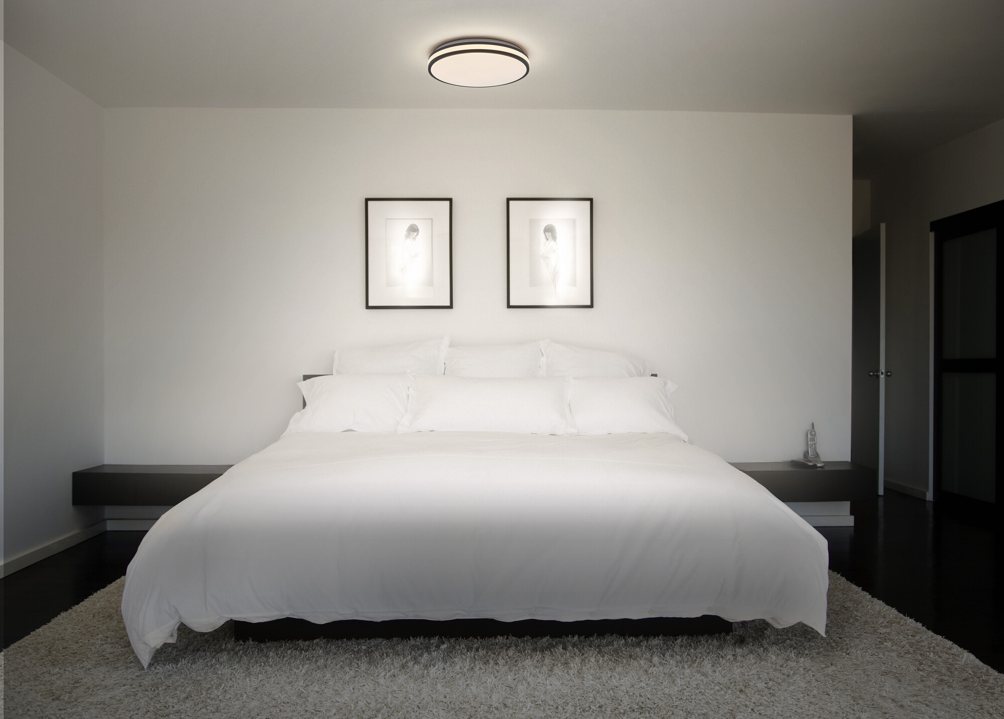 Osram Led Deckenleuchte "Orbis Caleb", 385 mm, 24W, 830, schwarz