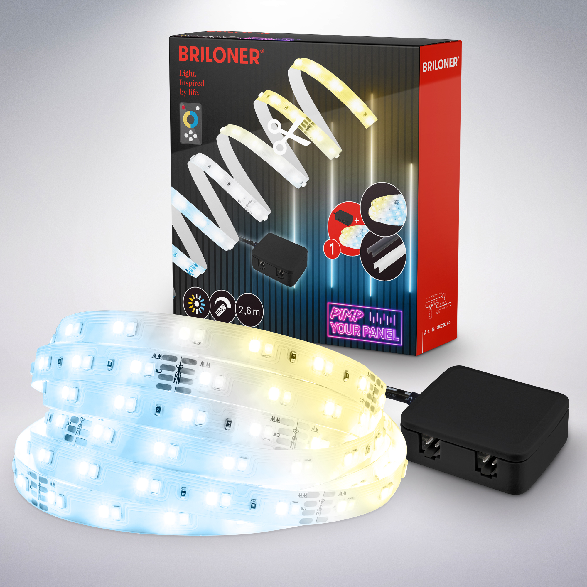 Briloner Pimp your Panel, LED Strip, 2,6 m Briloner Pimp your Panel, LED Strip, 2,6 m