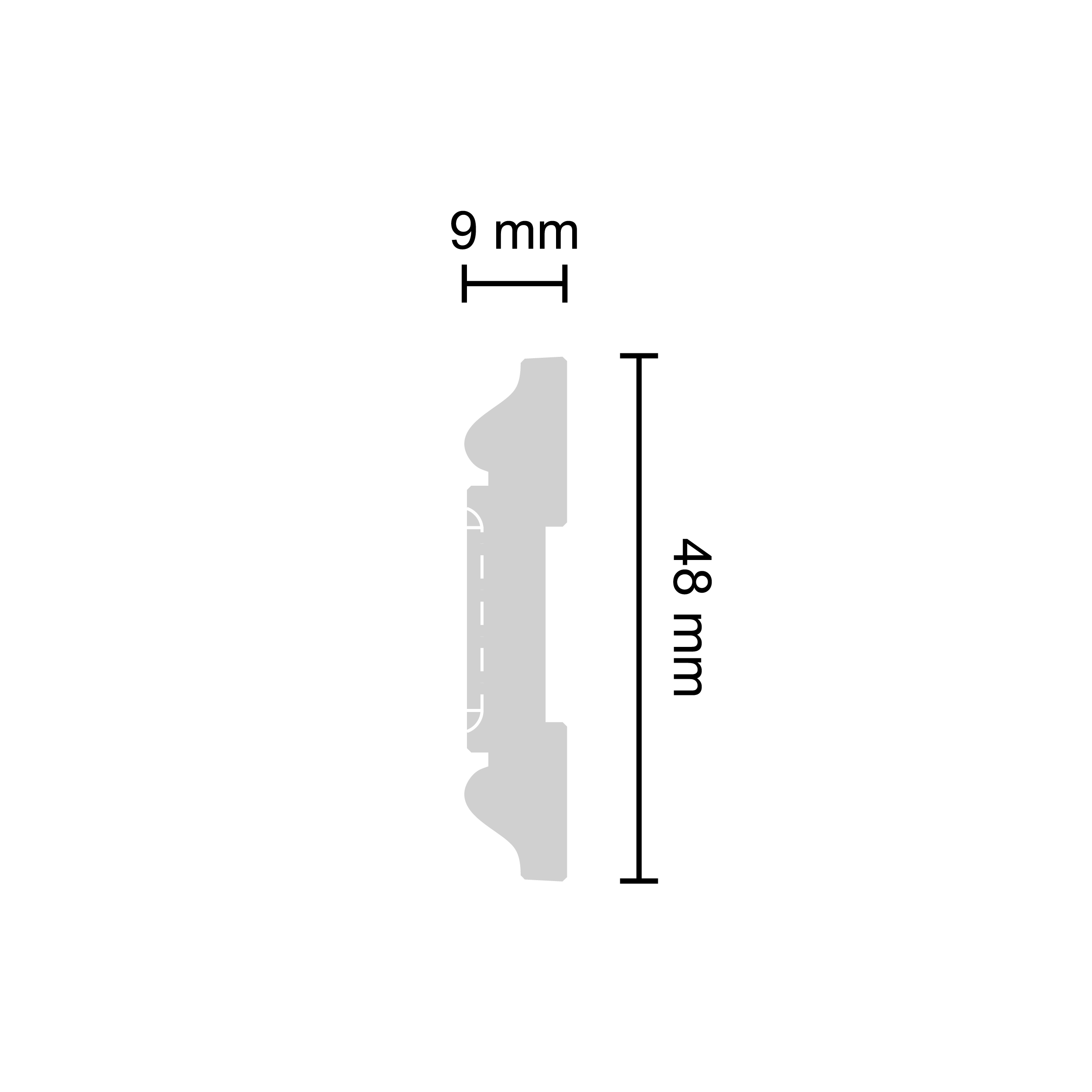Decosa Flachprofil "Ramona", selbstklebend, 1 x 1,5 m Decosa Flachprofil "Ramona", selbstklebend, 1 x 1,5 m
