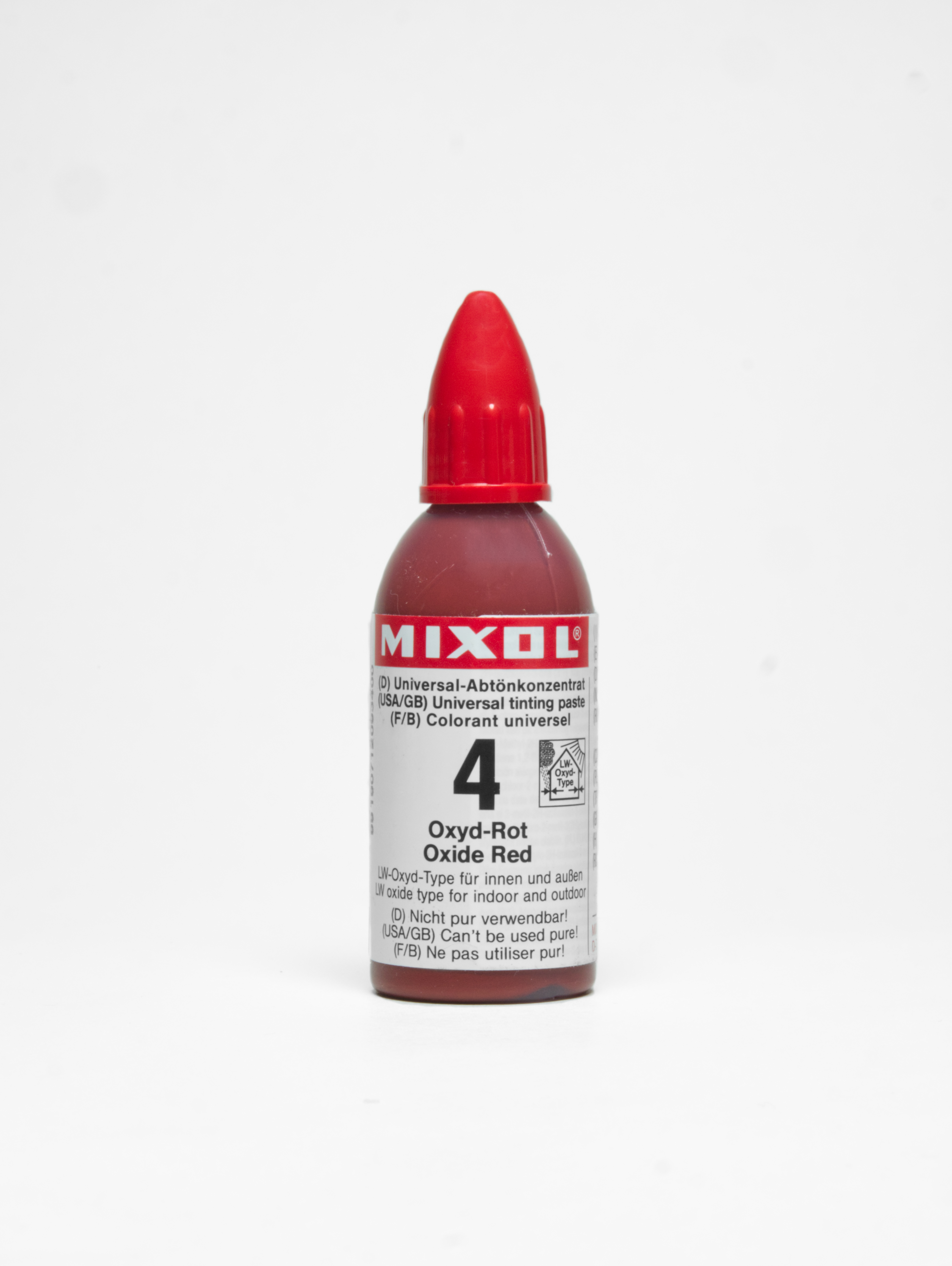 Mixol Uni Abtönkonzentrat, oxid-rot, 20 ml Mixol Uni Abtönkonzentrat, oxid-rot, 20 ml