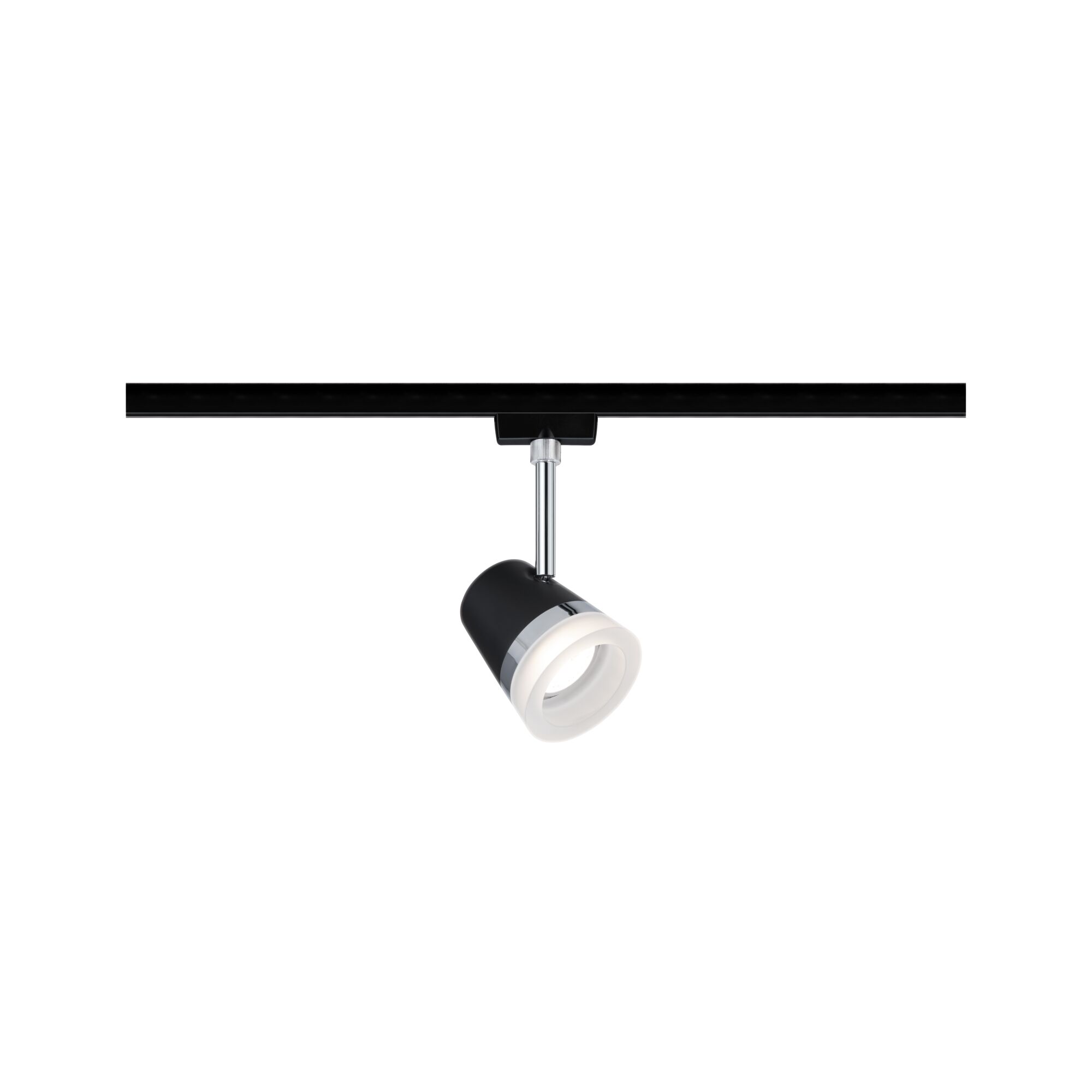 Paulmann URail Spot Cone max. 1x10W, Schwarz matt/Chrom, 230V Paulmann URail Spot Cone max. 1x10W, Schwarz matt/Chrom, 230V