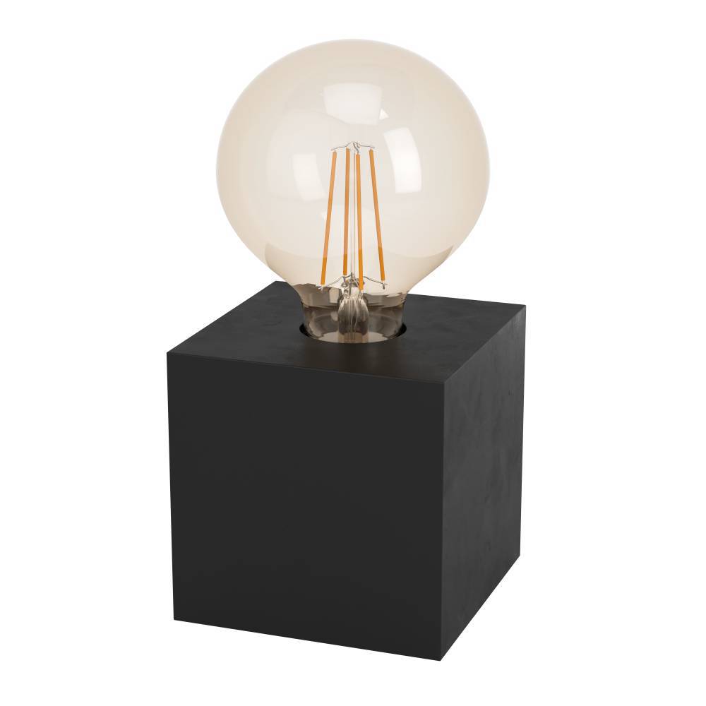 Eglo Tischleuchte PRESTWICK 2, holz schwarz