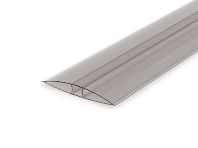 Palram PC H-Profil, 2000 x 10 mm, für Doppelstegplatte Palram PC H-Profil, 2000 x 10 mm, für Doppelstegplatte