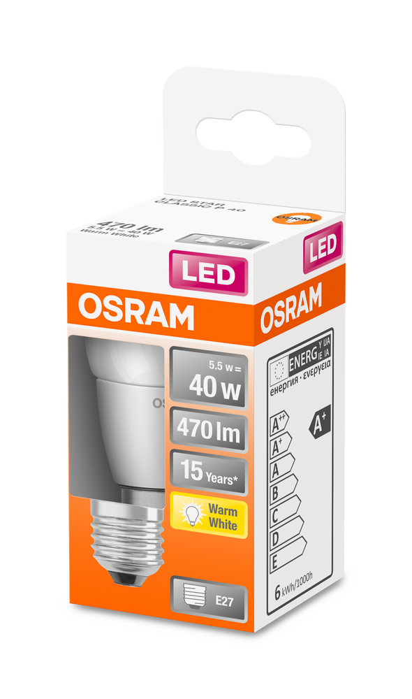 4058075431034_Packaging_image OSRAM LEUCHTMITTEL LED STAR CLASSIC P 40 5.5 W/2700K E2