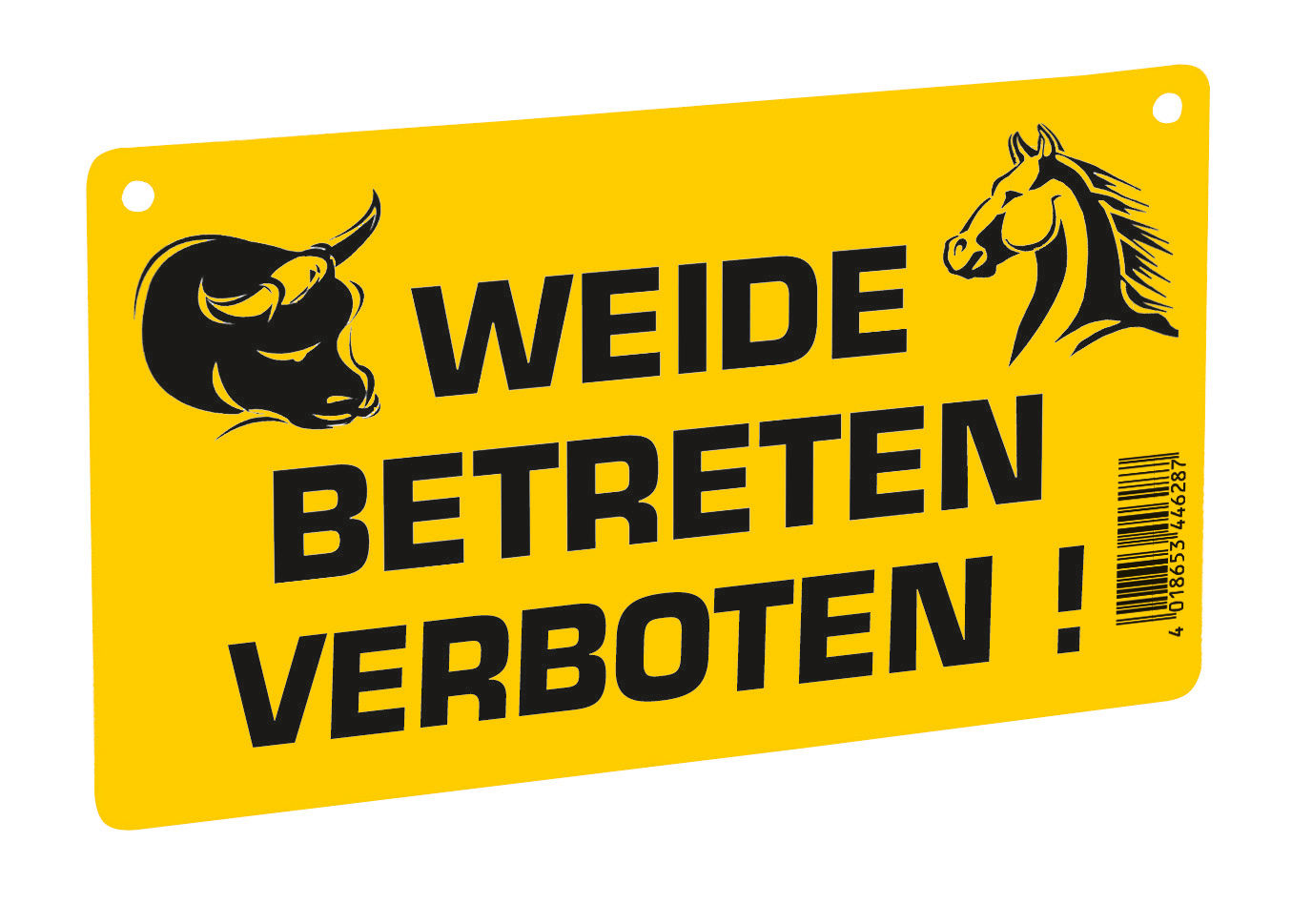 Kerbl Warnschild, einseitg bedruckt "Weide betreten verboten"