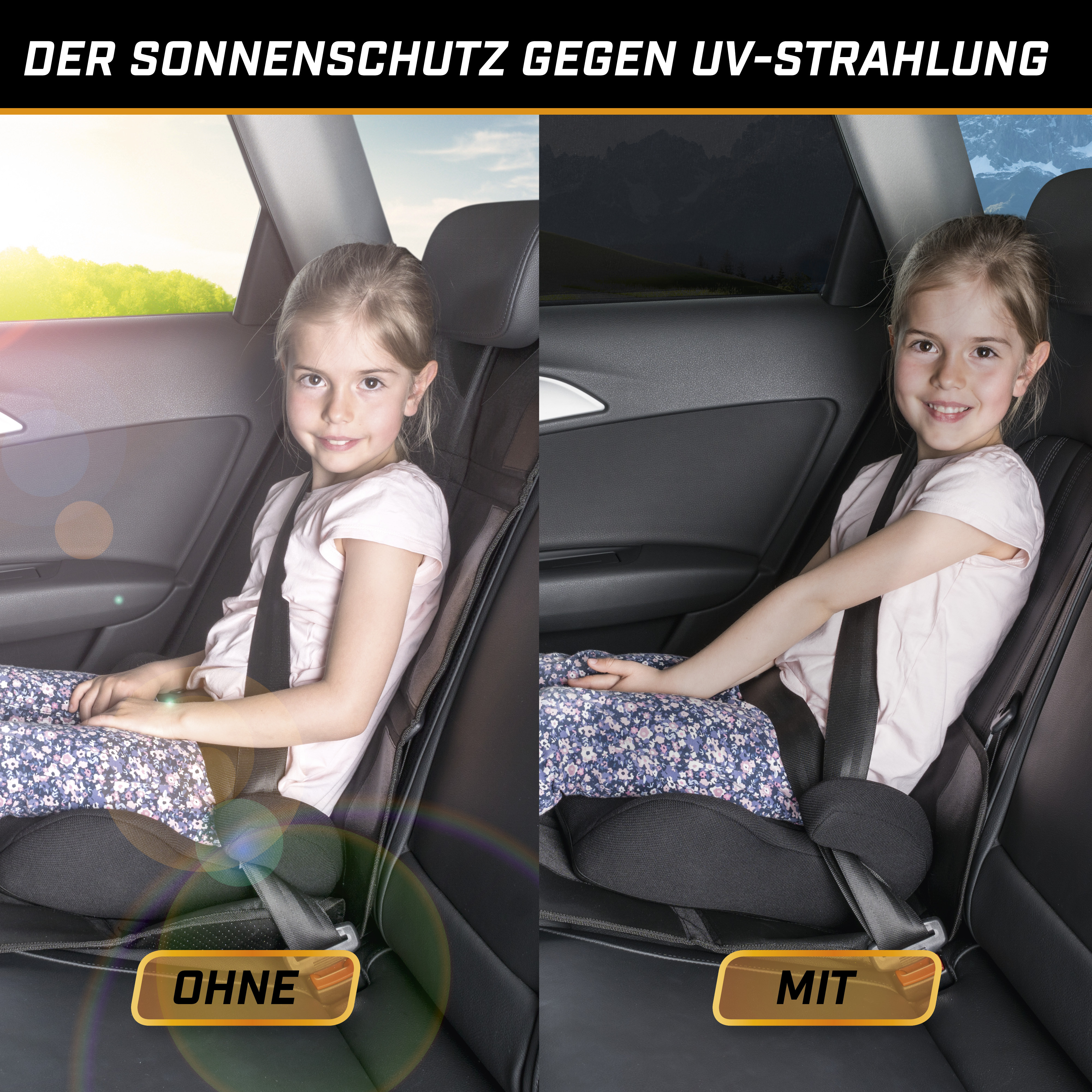 CarComfort Sonnenschutz window socks, 2 Stück