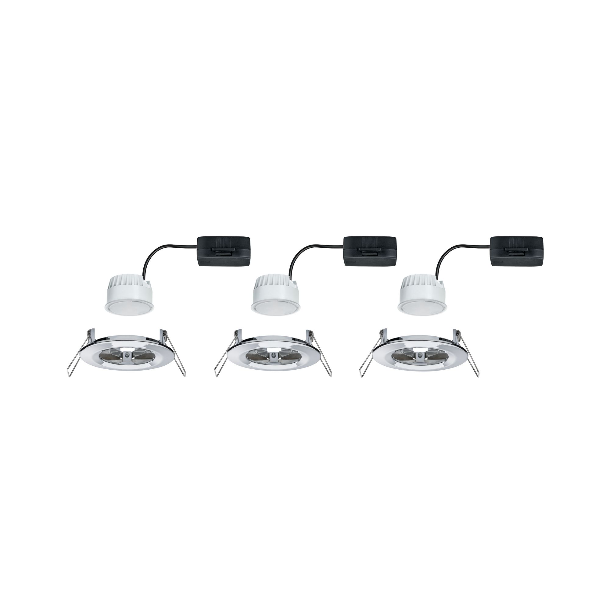 PAULMANN EINBAULEUCHTE  3X6,5W 2700K RUND CHROM