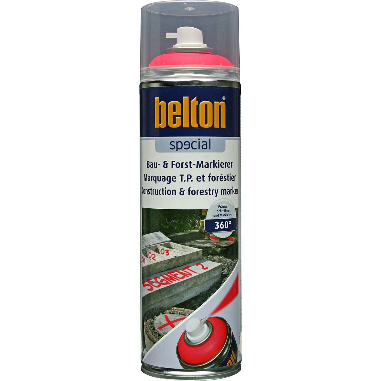 323561 belton Bau- und Forst-Markierer neonrot, 500ml