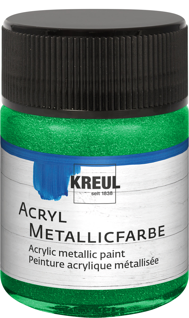 Kreul Acryl Metallicfarbe Grün, 50 ml Kreul Acryl Metallicfarbe Grün, 50 ml