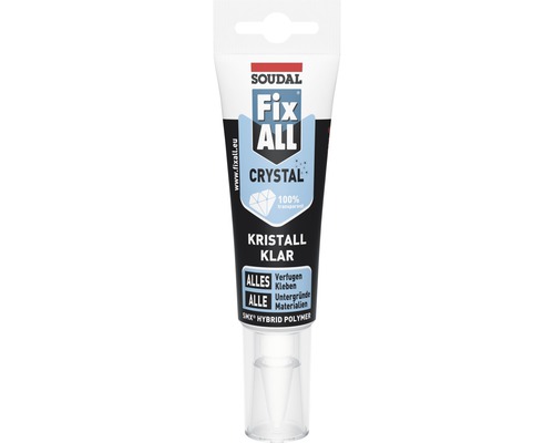 Soudal Montagekleber Fix All Crystal, transparent, 125 ml Soudal Montagekleber Fix All Crystal, transparent, 125 ml