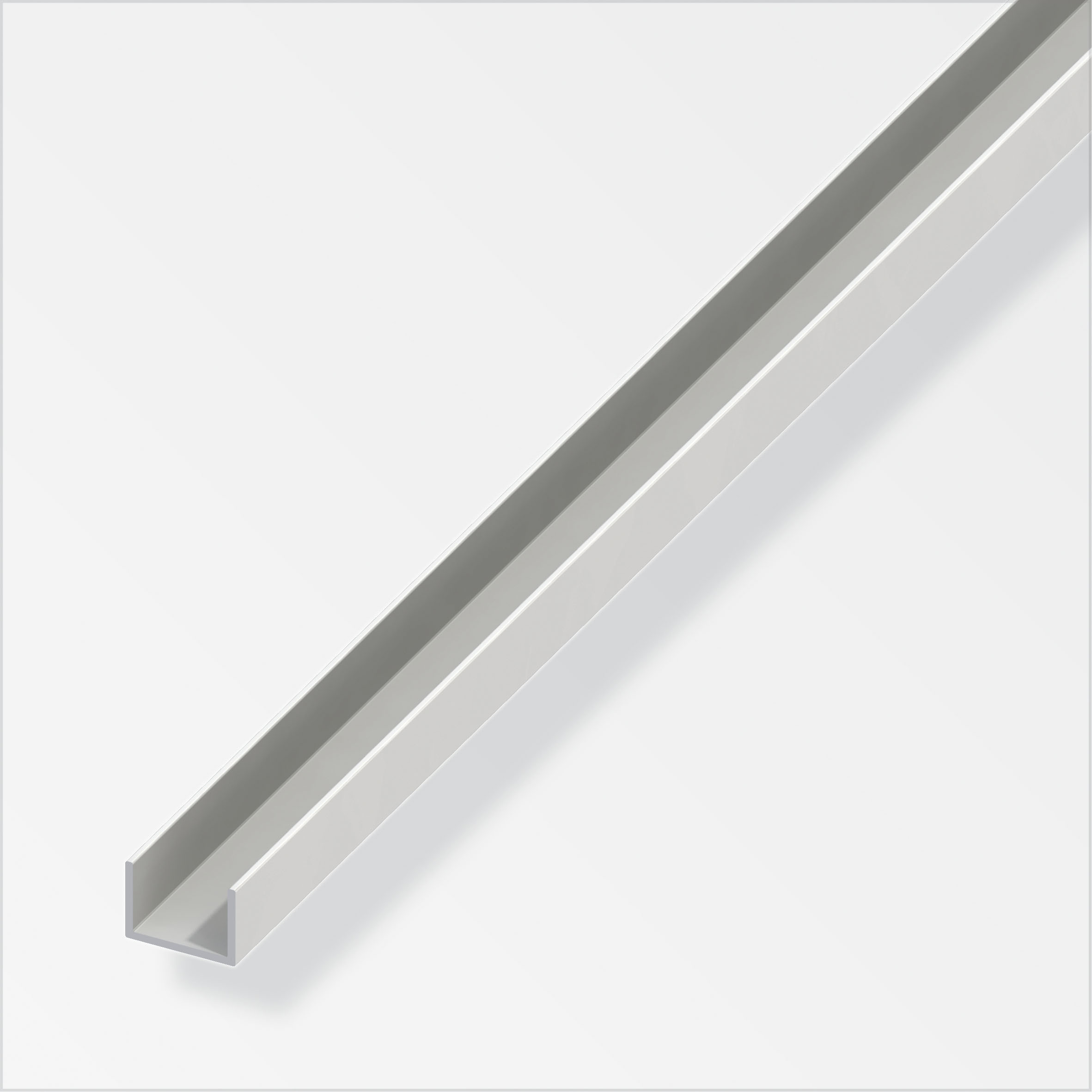 Alfer U-Profil, 10 x 18 x 10 mm, weiß