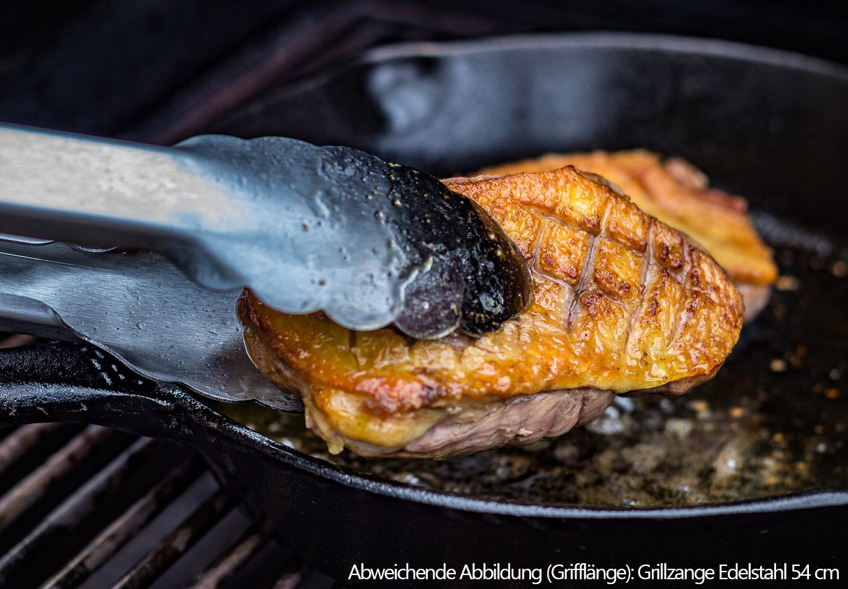 Grillfürst Edelstahl Grillzange, 25 cm