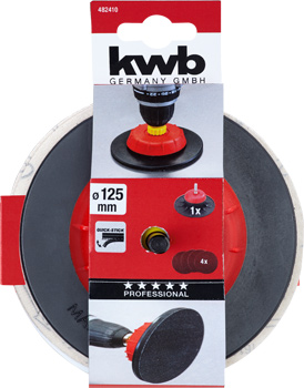 482410-300 Kwb Gelenkschleifteller, 125 mm