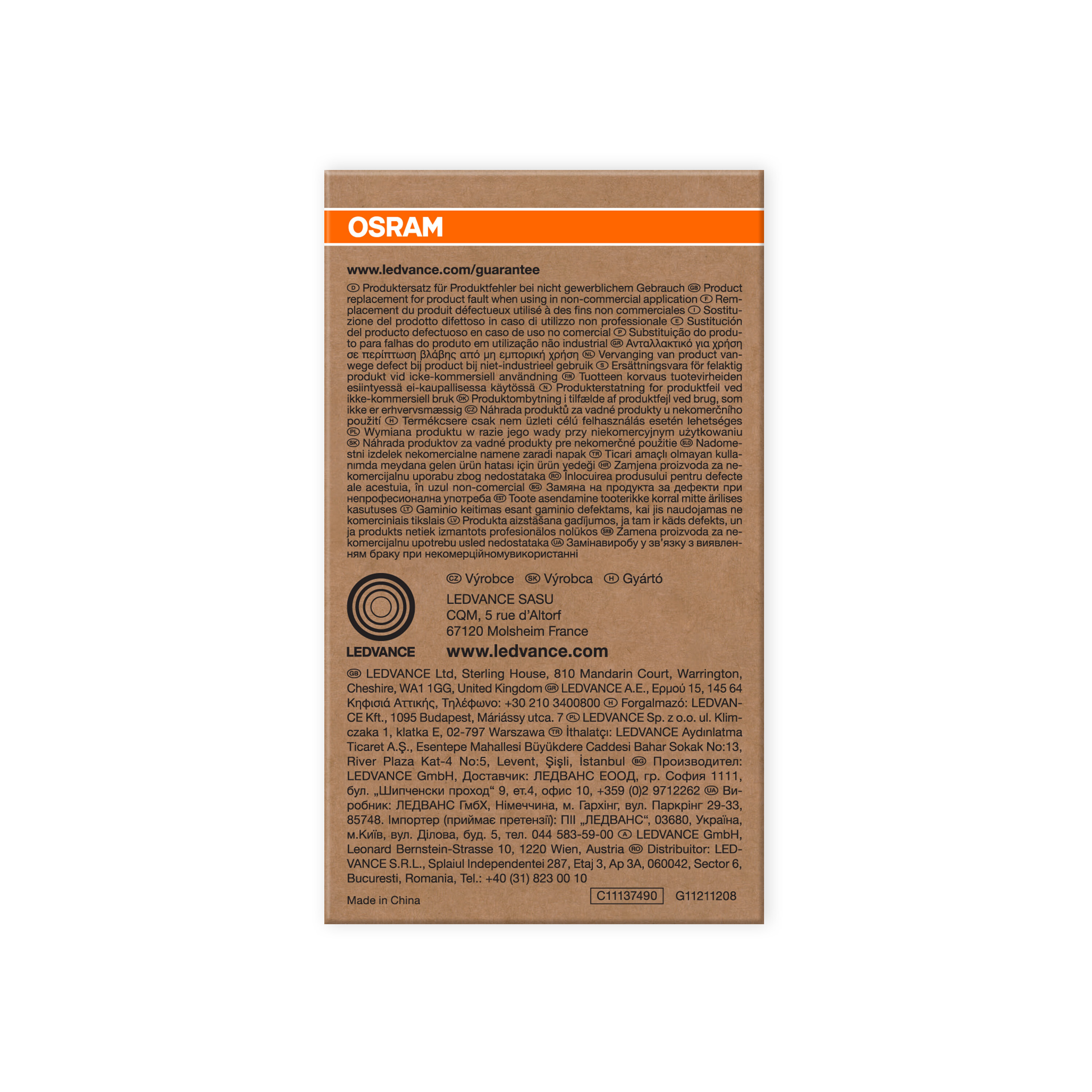 Osram Feuchtraumlampe Essential, 120 cm, 1X15W