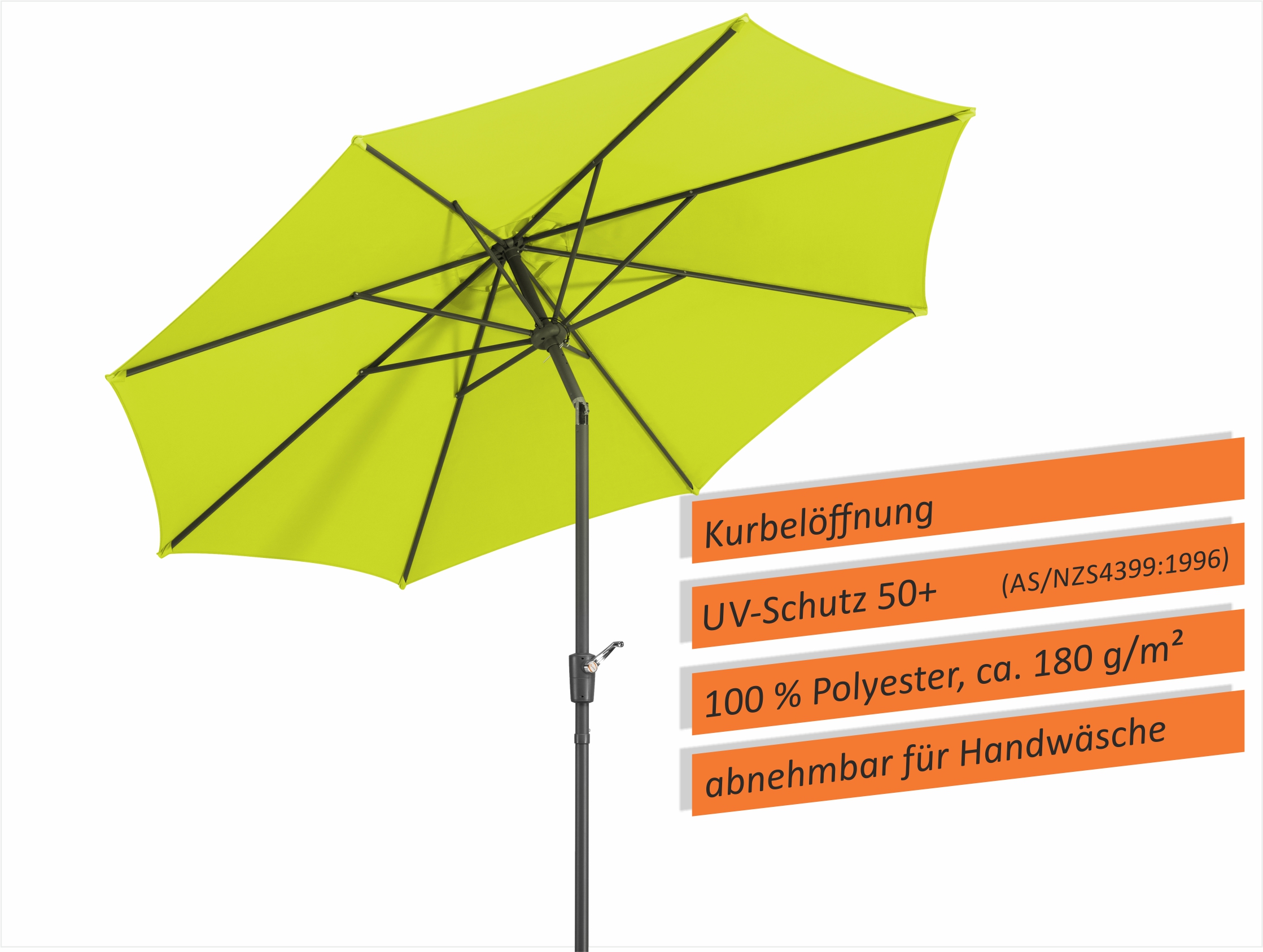 509822_2 Schneider Schirm Harlem 270/8 Apfelgrün