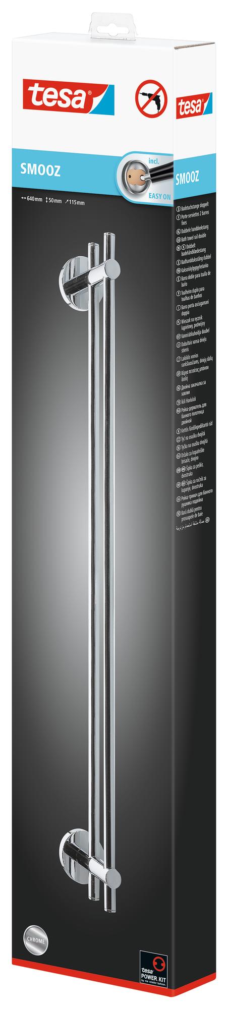 tesa_SMOOZ_403210000000_LI490_right_pa tesa Smooz Badetuchhalter, zweiarmig