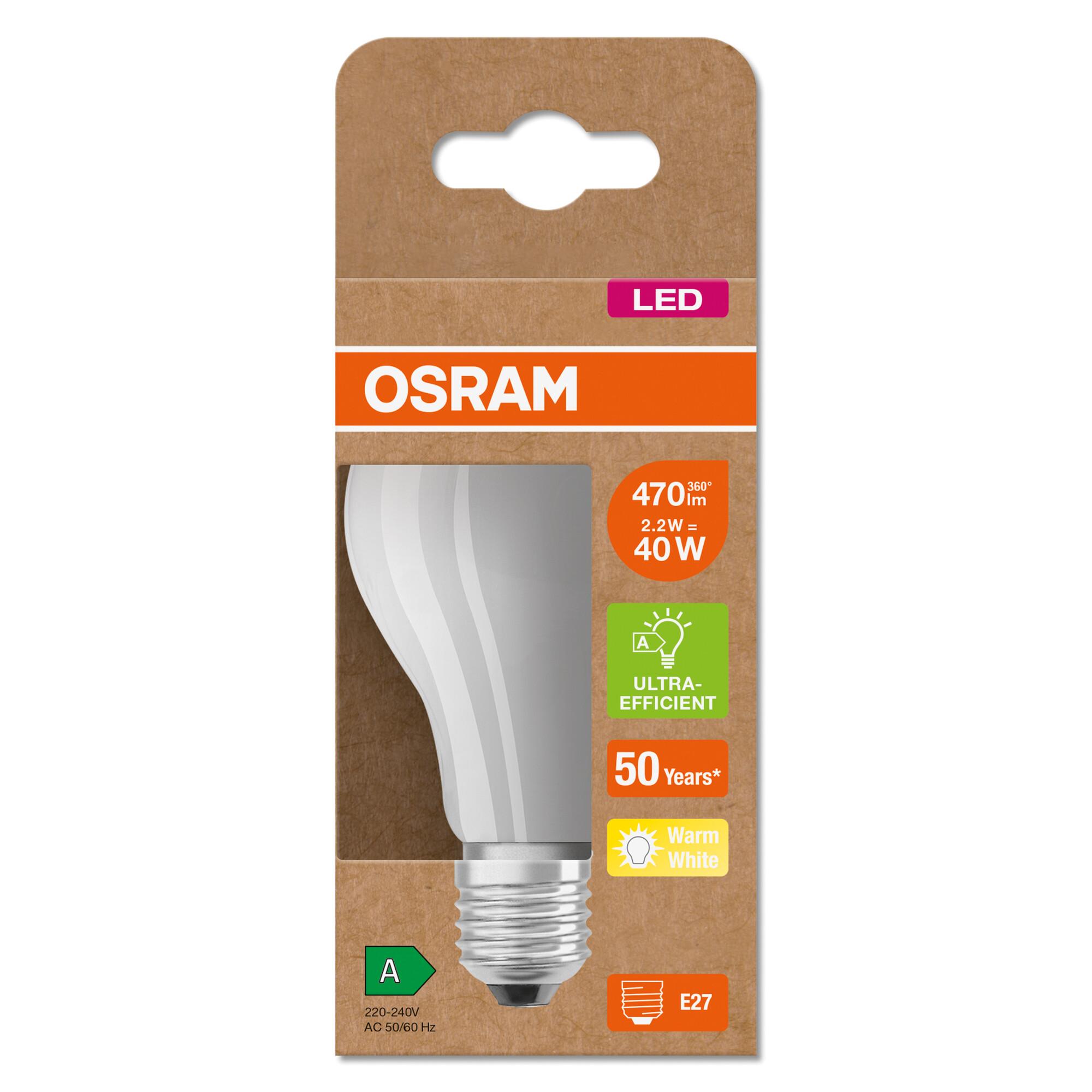 Osram Leuchtmittel Classic matt, E27