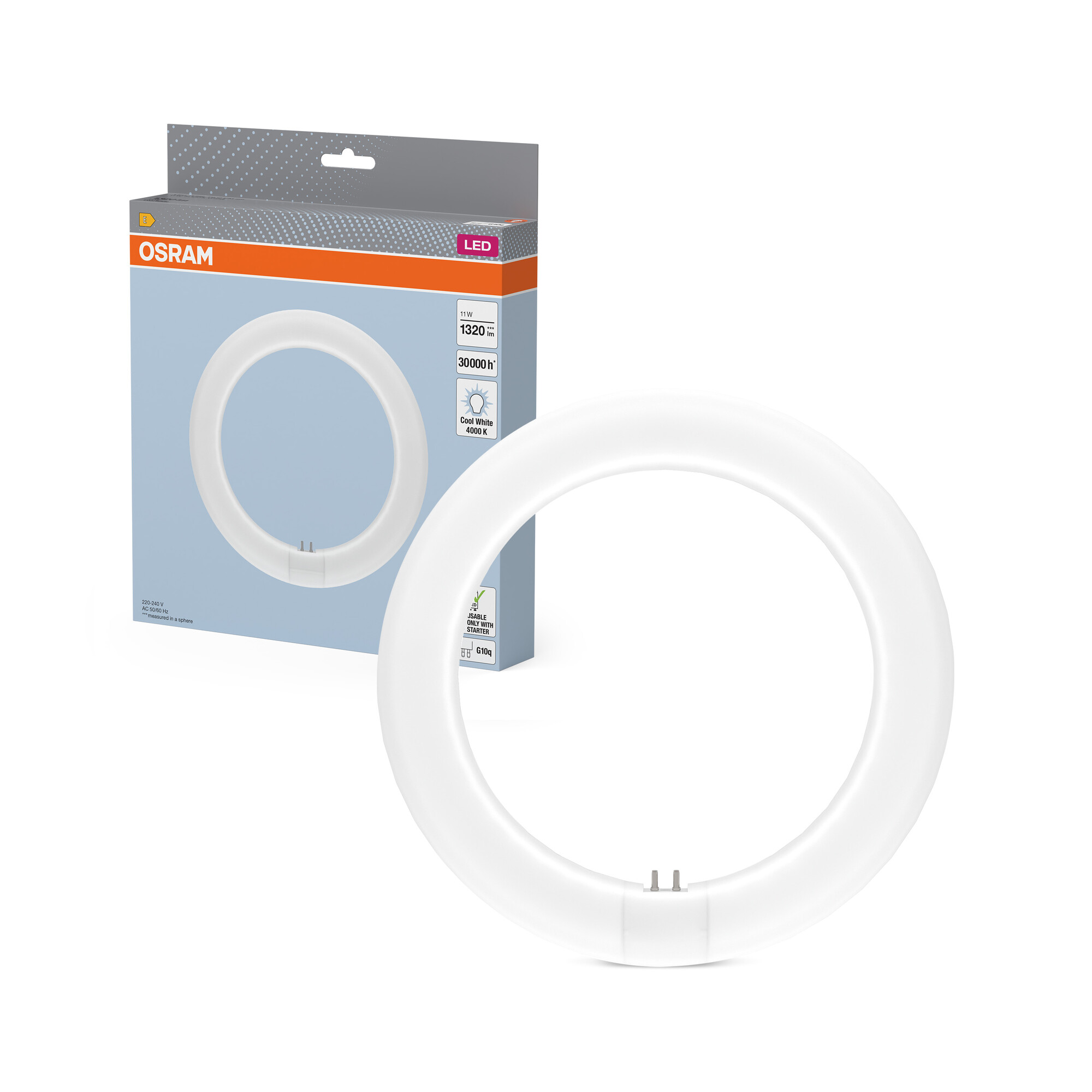 Osram LED Röhre T9C EM 22, 11W, Kaltweiß