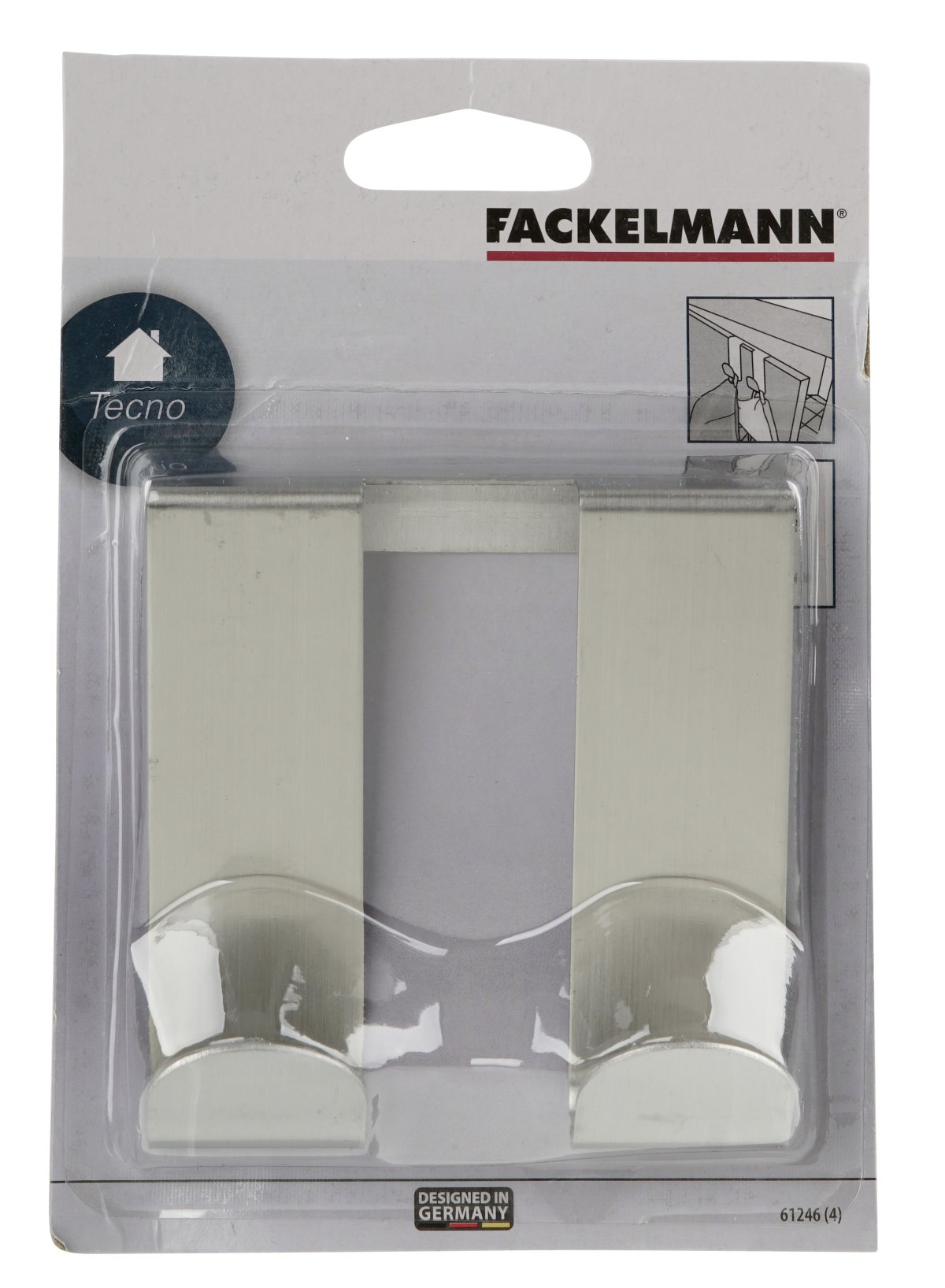 628635_02 FACKELMANN  DOPPELTÜRHAKEN SQUARE 95X90MM
