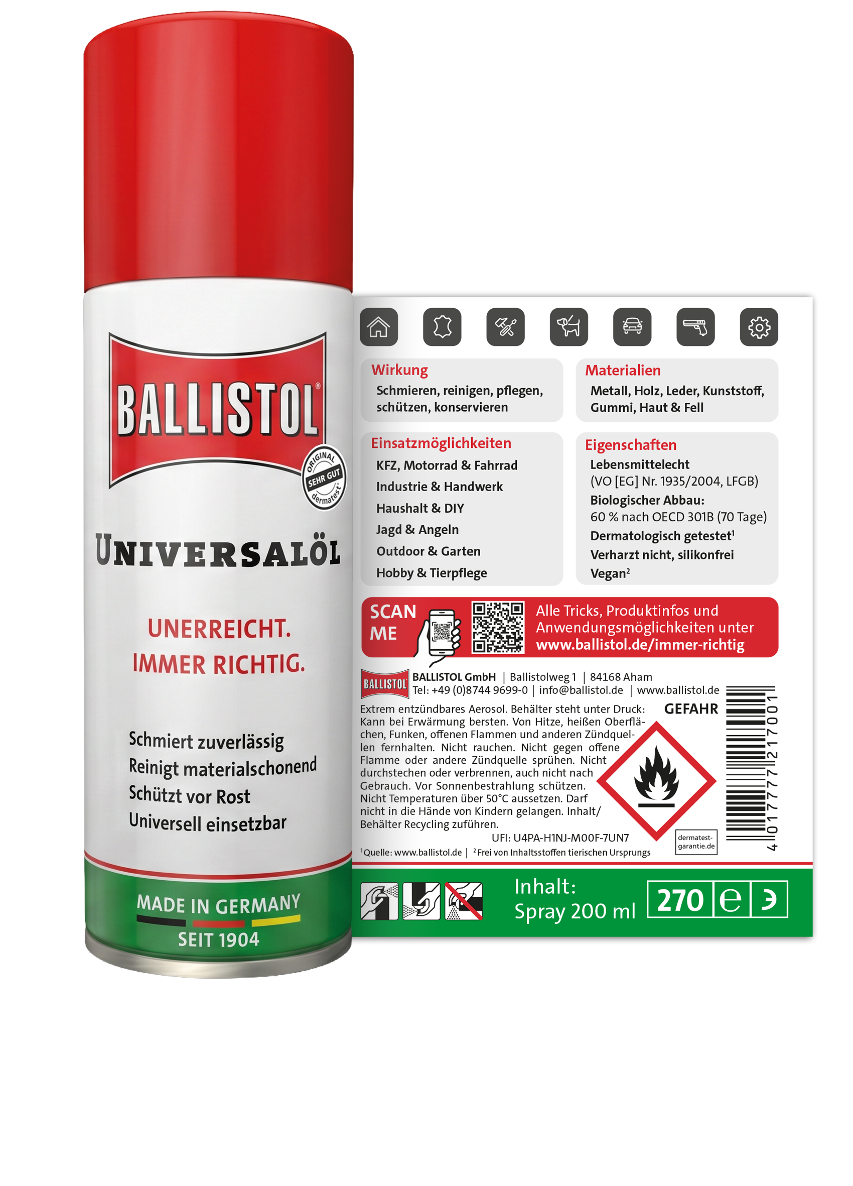 Ballistol Universalöl, 200 ml