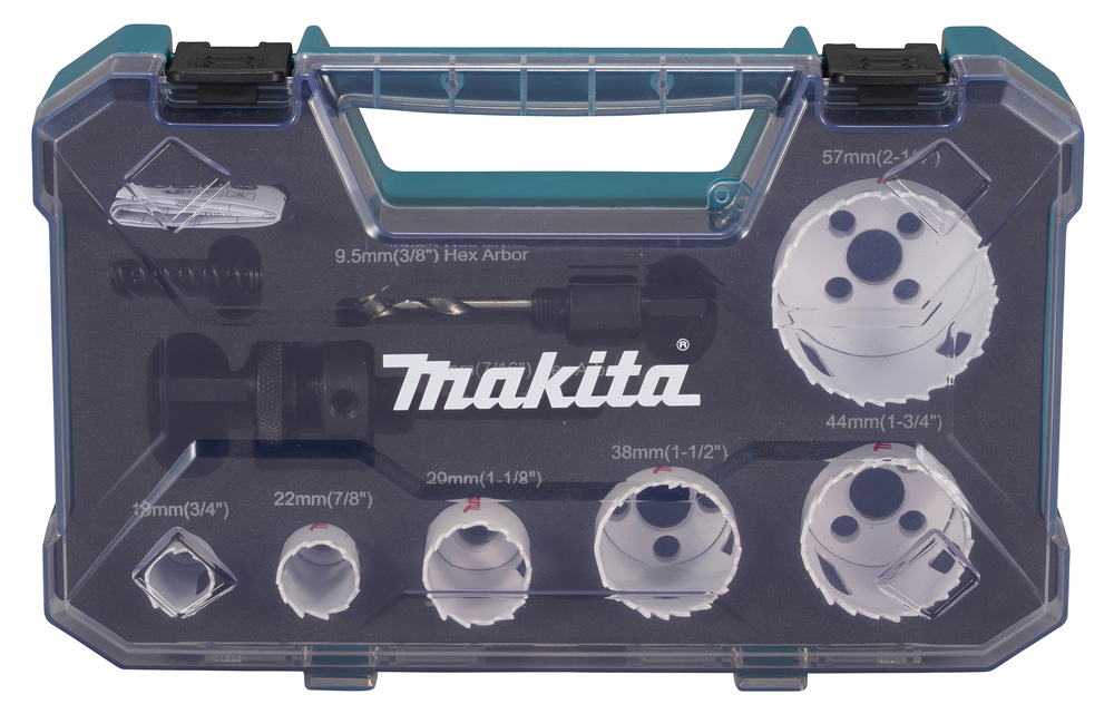 Makita Lochsägen-Set Sanitär, 9-tlg.