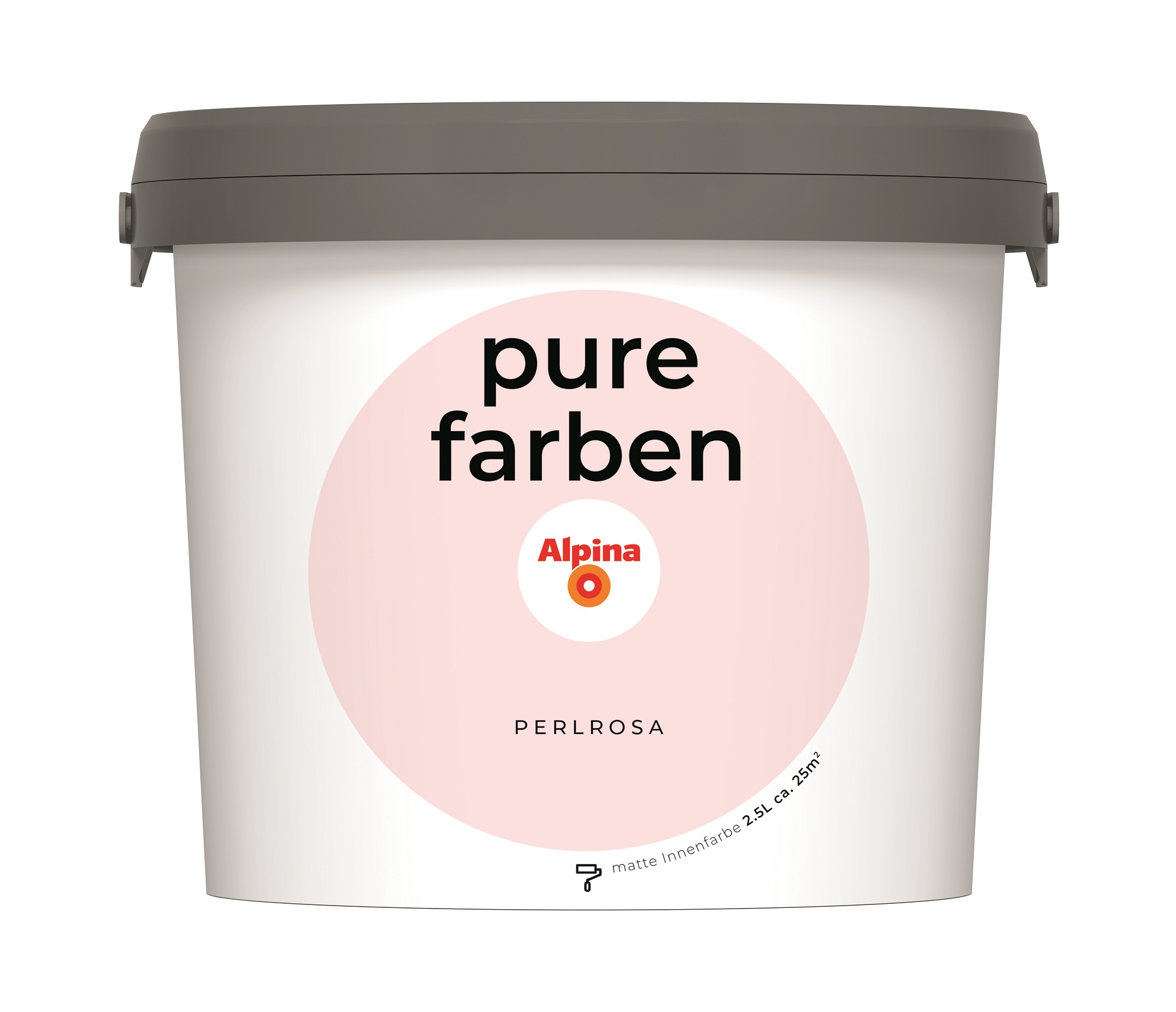Alpina Pure Farben Perlrosa, 2,5 Liter
