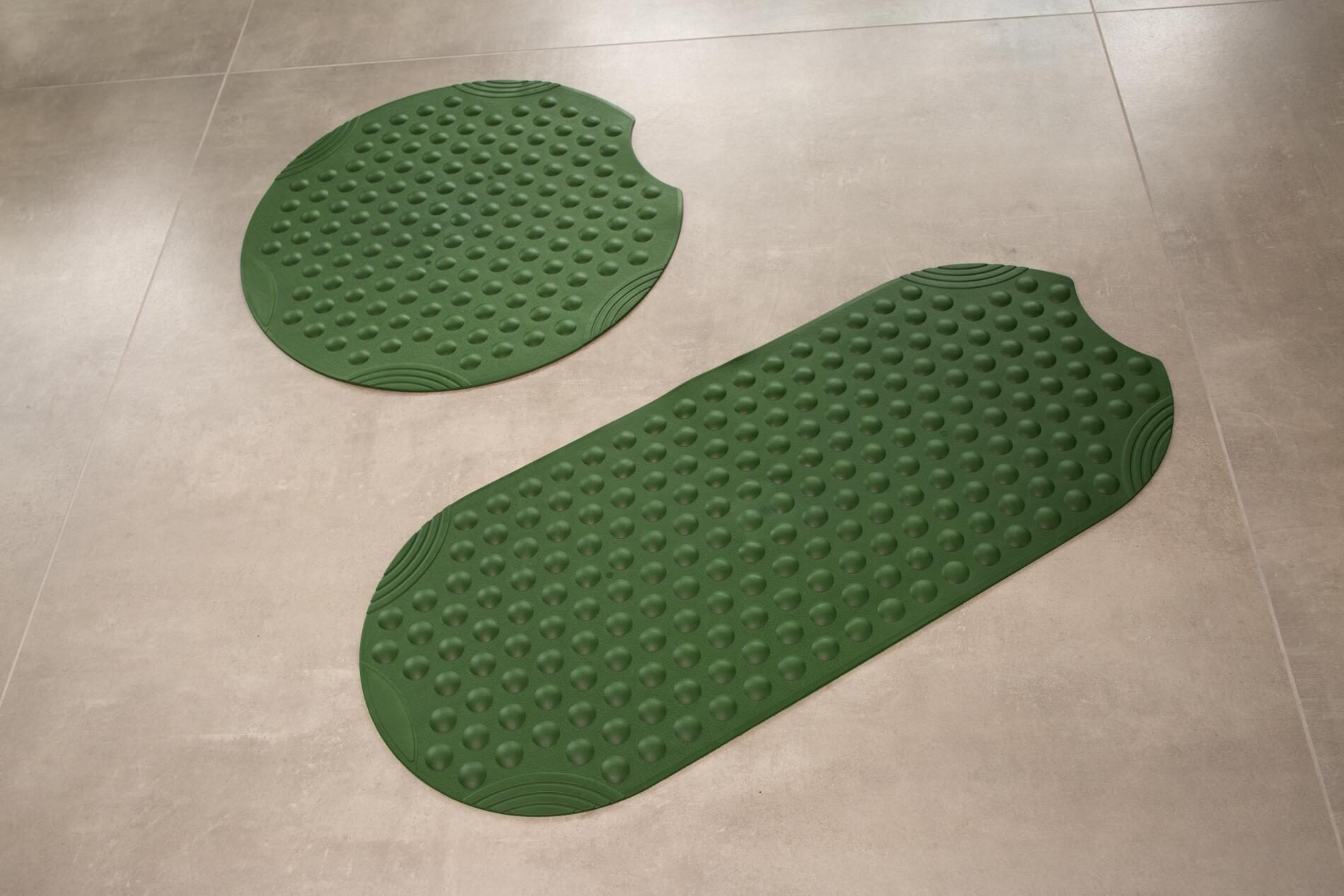 Ridder Badewanneneinlage Tecno ca. 38x89 cm, dunkelgrün, 100% TPE Ridder Badewanneneinlage Tecno ca. 38x89 cm, dunkelgrün, 100% TPE