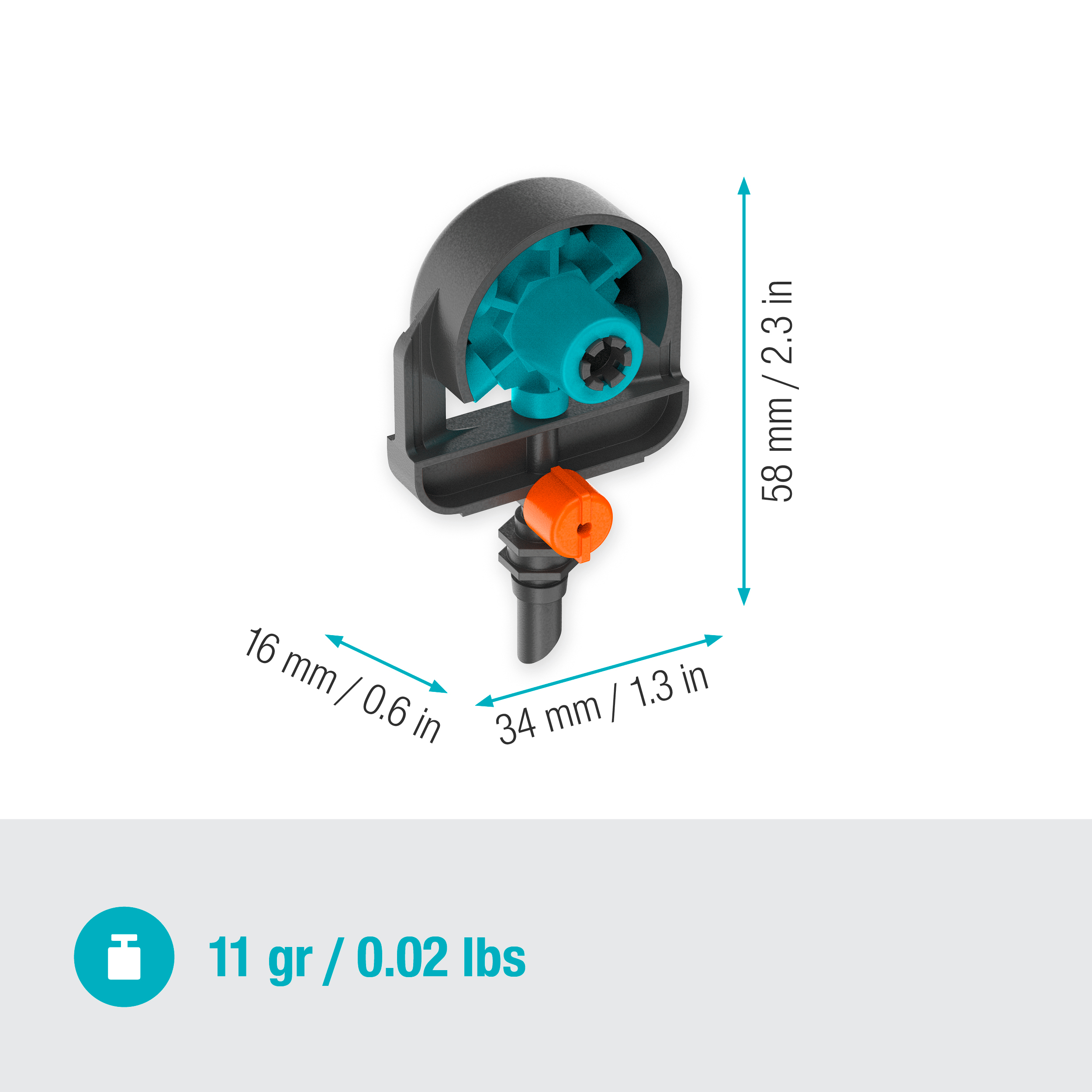 Gardena Micro-Drip-System 6 in 1 Sprühdüse - Inhalt: 2 Stück Gardena Micro-Drip-System 6 in 1 Sprühdüse - Inhalt: 2 Stück