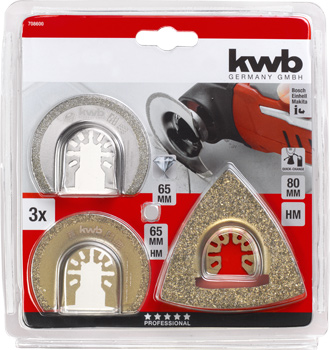 Kwb Multi-Tool-Set, 3-tlg.
